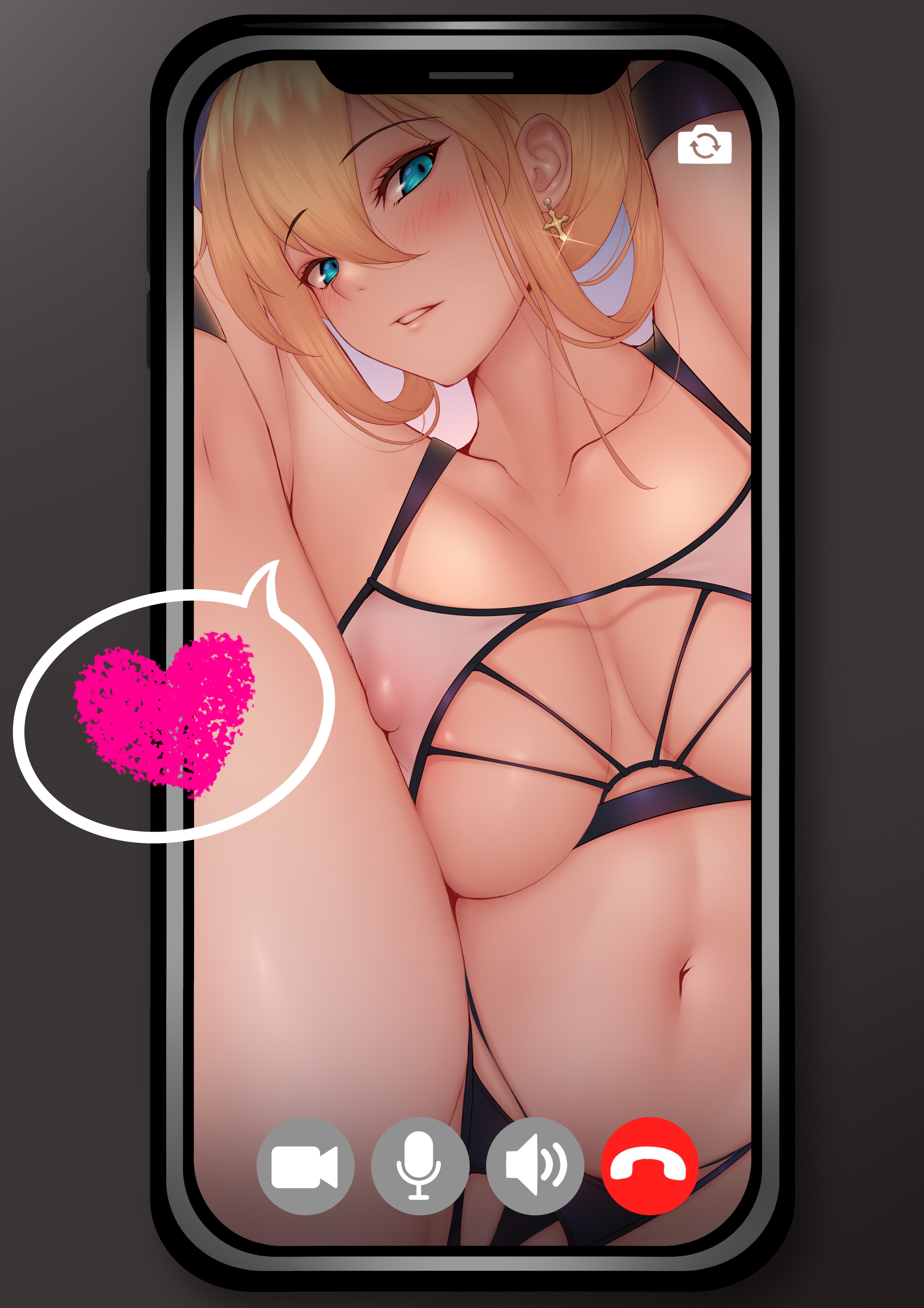 HentaiVN.net - Ảnh 69 - Tuyển tập truyện Genkung - Artoria Pendragon gọi Video
