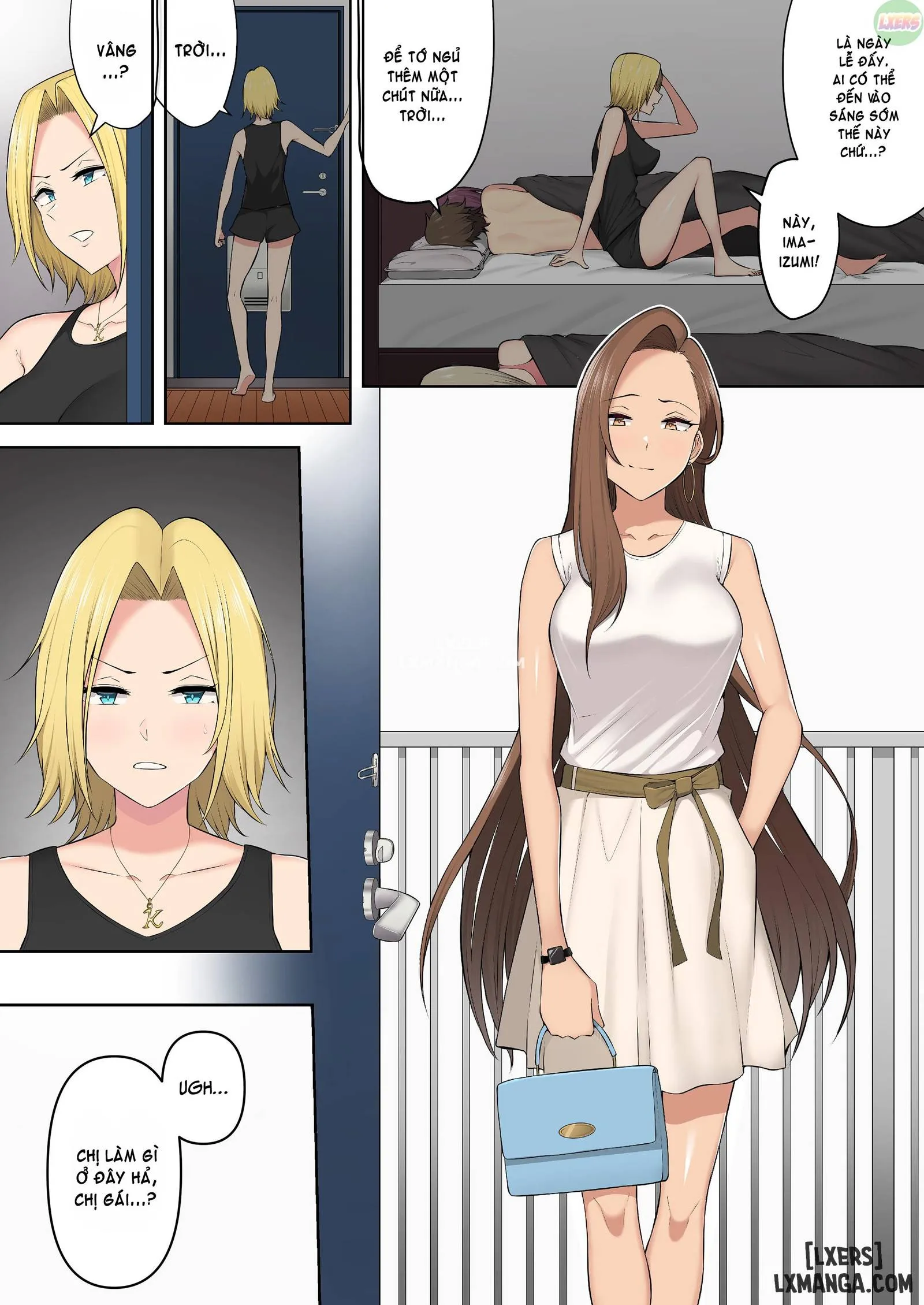 HentaiVN.net - Ảnh 69 - Imaizumi đưa cả bầy Gyaru về nhà mình - Chapter 3