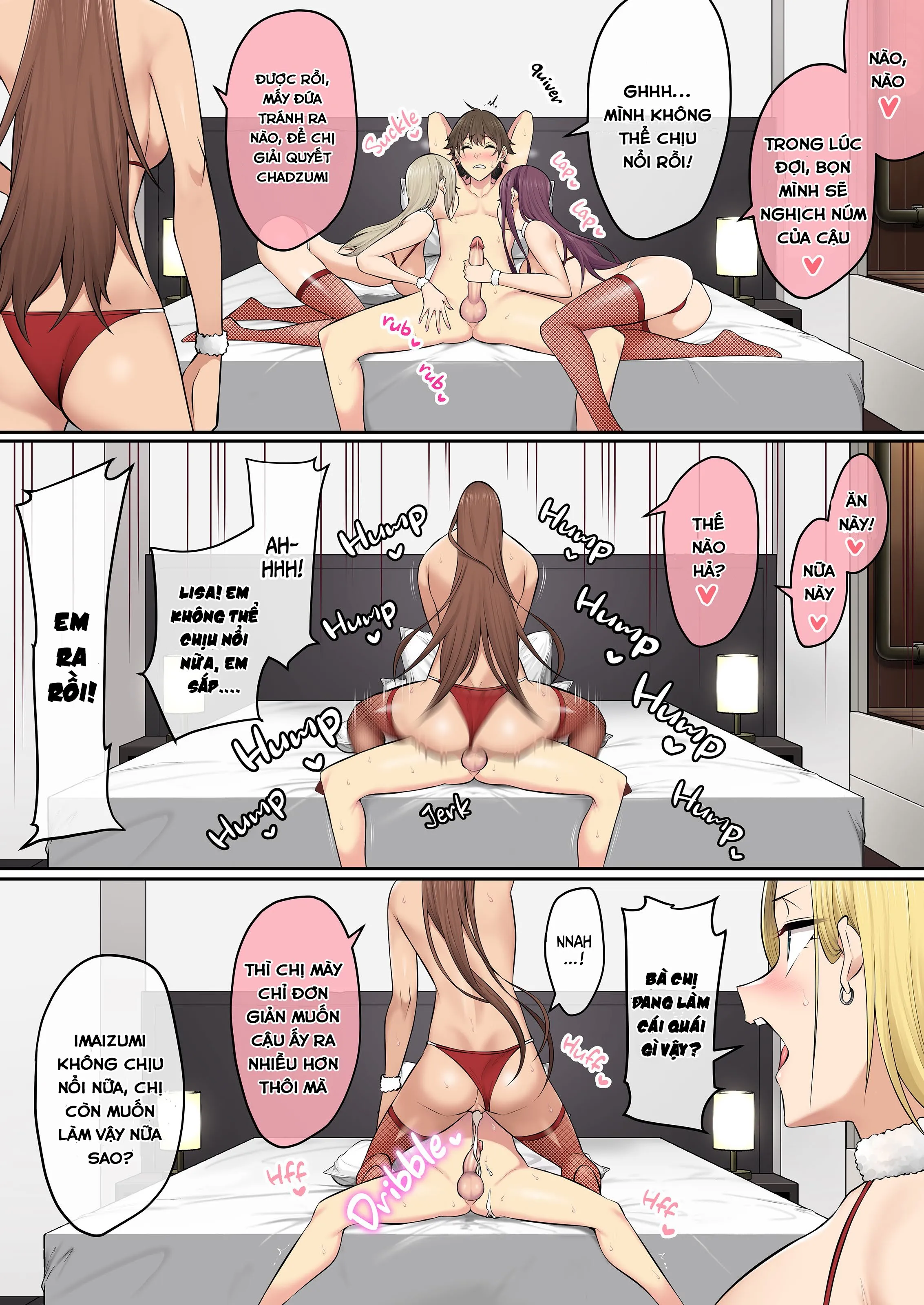HentaiVN.net - Ảnh 69 - Imaizumi đưa cả bầy Gyaru về nhà mình - Chap 5