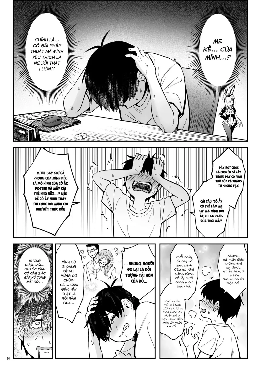 HentaiVN.net - Ảnh 9 - Former Magical Girl’s Family Story: Tsuki - Chap 2