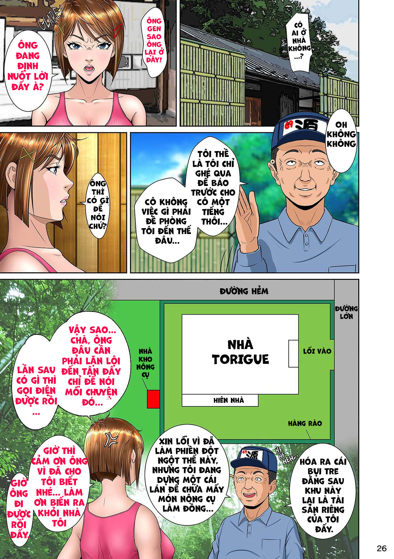 HentaiVN.net - Ảnh 35 - Người Vợ Trên Hàng Rào 2 - Chap 3