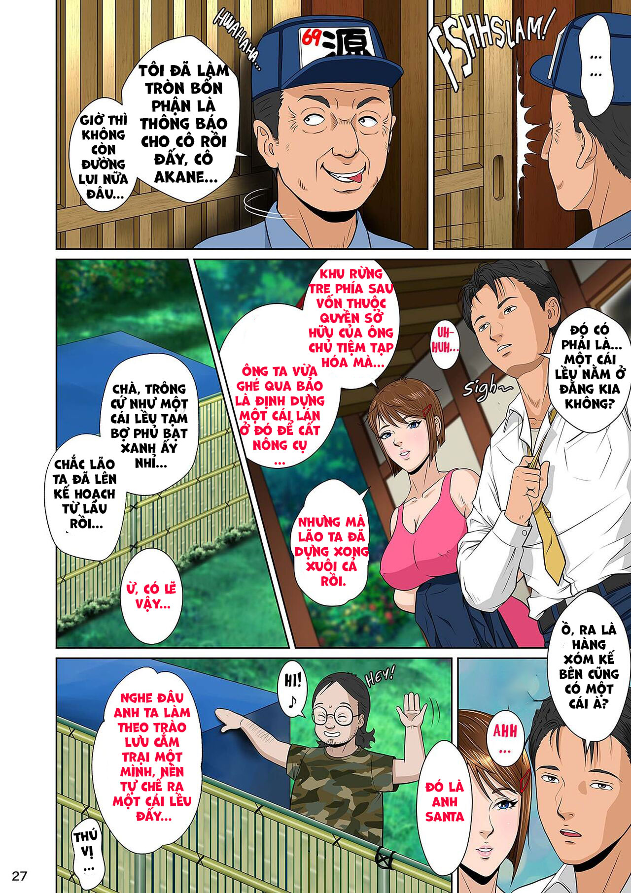 HentaiVN.net - Ảnh 36 - Người Vợ Trên Hàng Rào 2 - Chap 3