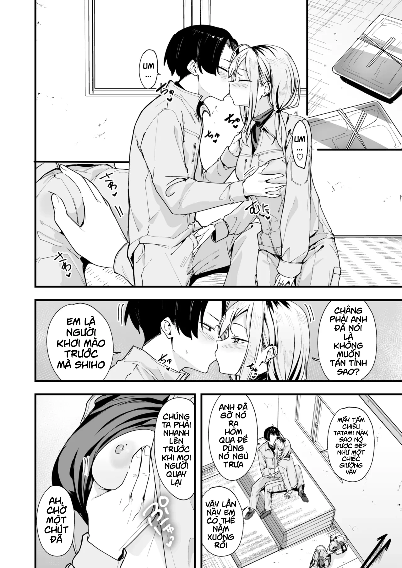 HentaiVN.net - Ảnh 4 - Fuyu to Genba to Sagyou Gal - Chapter 2