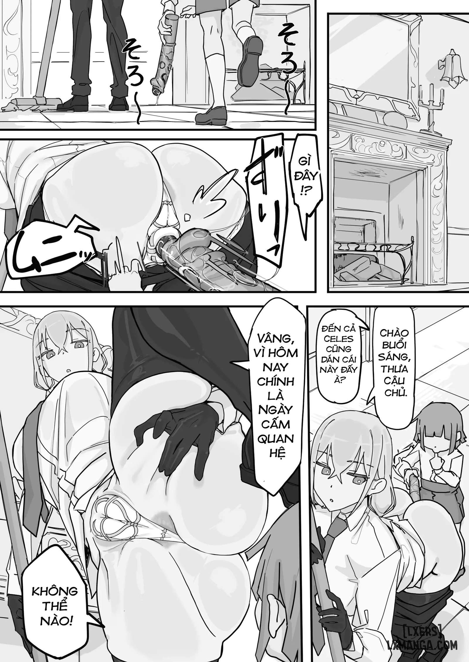 HentaiVN.net - Ảnh 4 - Kanjou Seigen Meido (Kari) - Chap 4