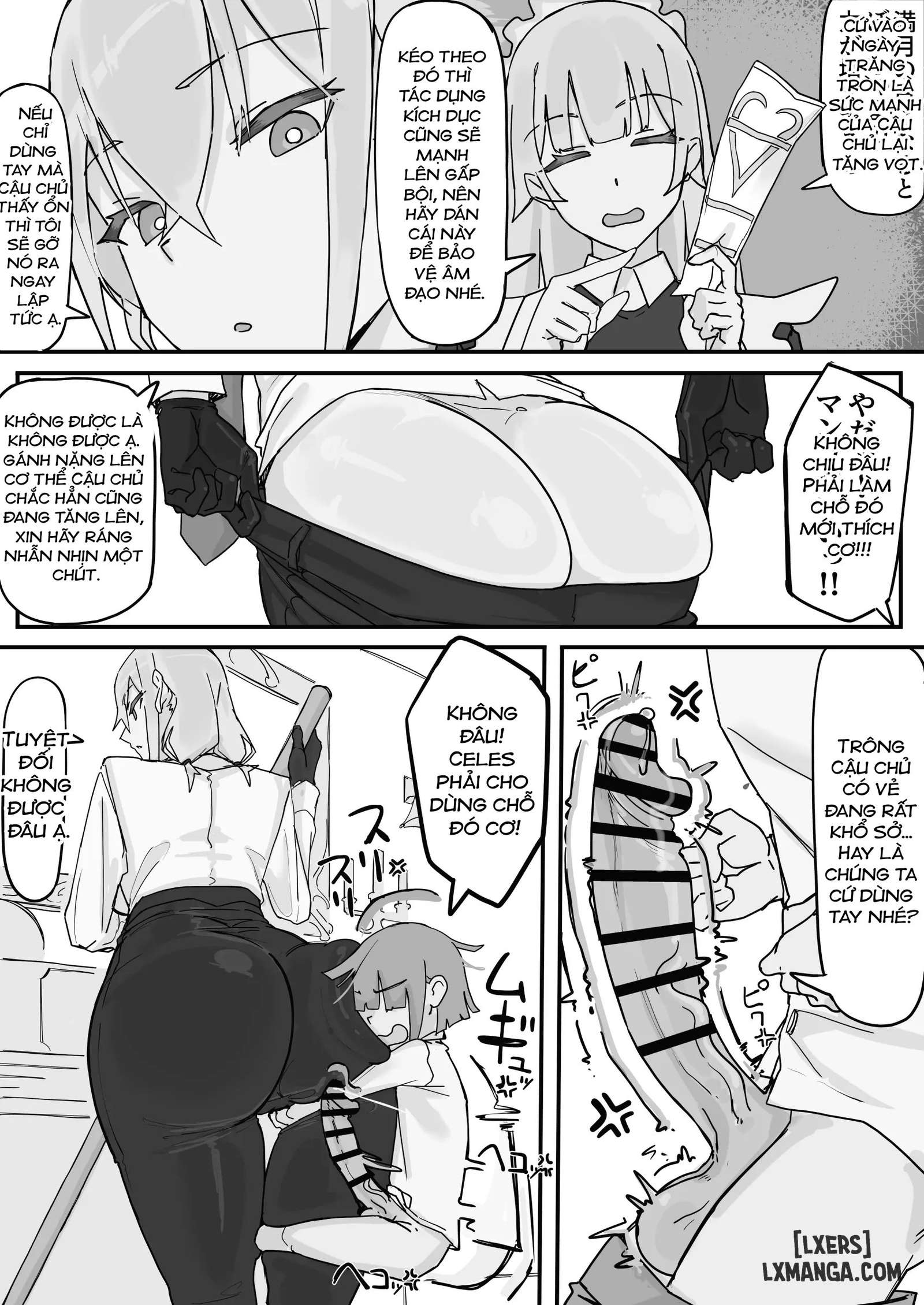 HentaiVN.net - Ảnh 5 - Kanjou Seigen Meido (Kari) - Chap 4