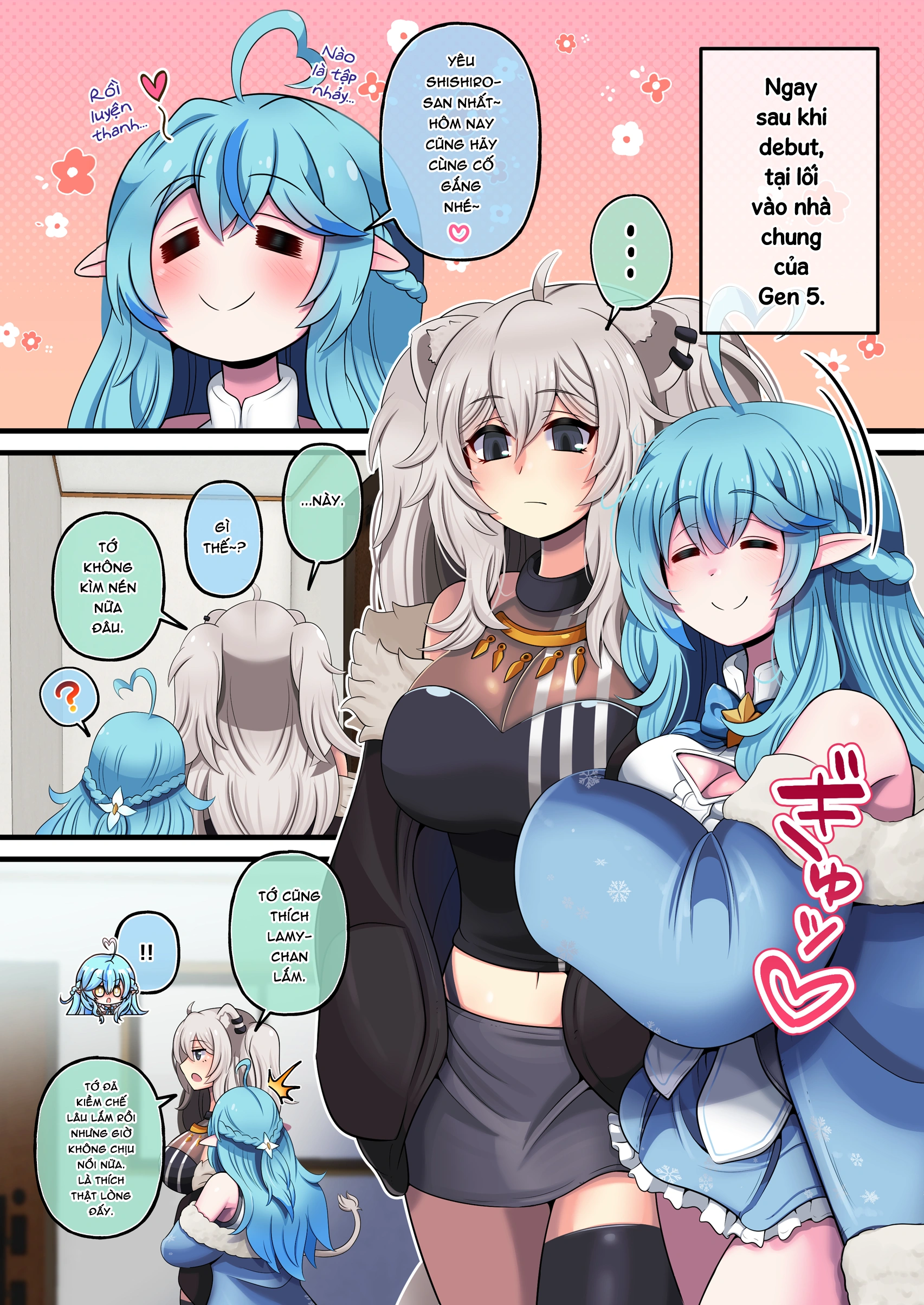 HentaiVN.net - Ảnh 4 - FutaShishi "chơi" cả thế giới - ShishixLamy: Khởi đầu tình yêu