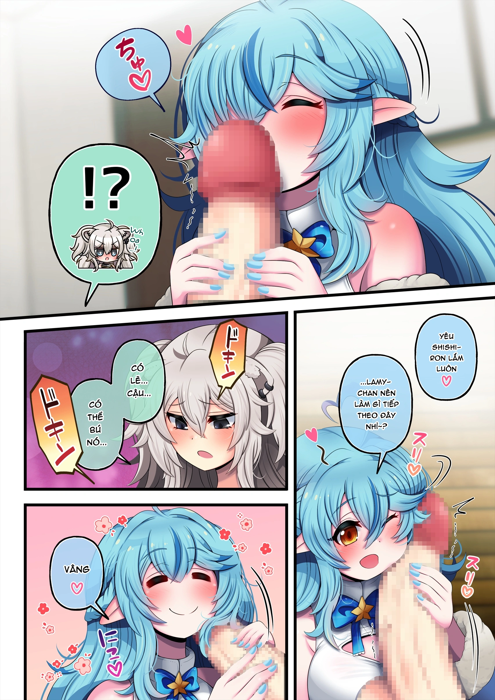 HentaiVN.net - Ảnh 8 - FutaShishi "chơi" cả thế giới - ShishixLamy: Khởi đầu tình yêu