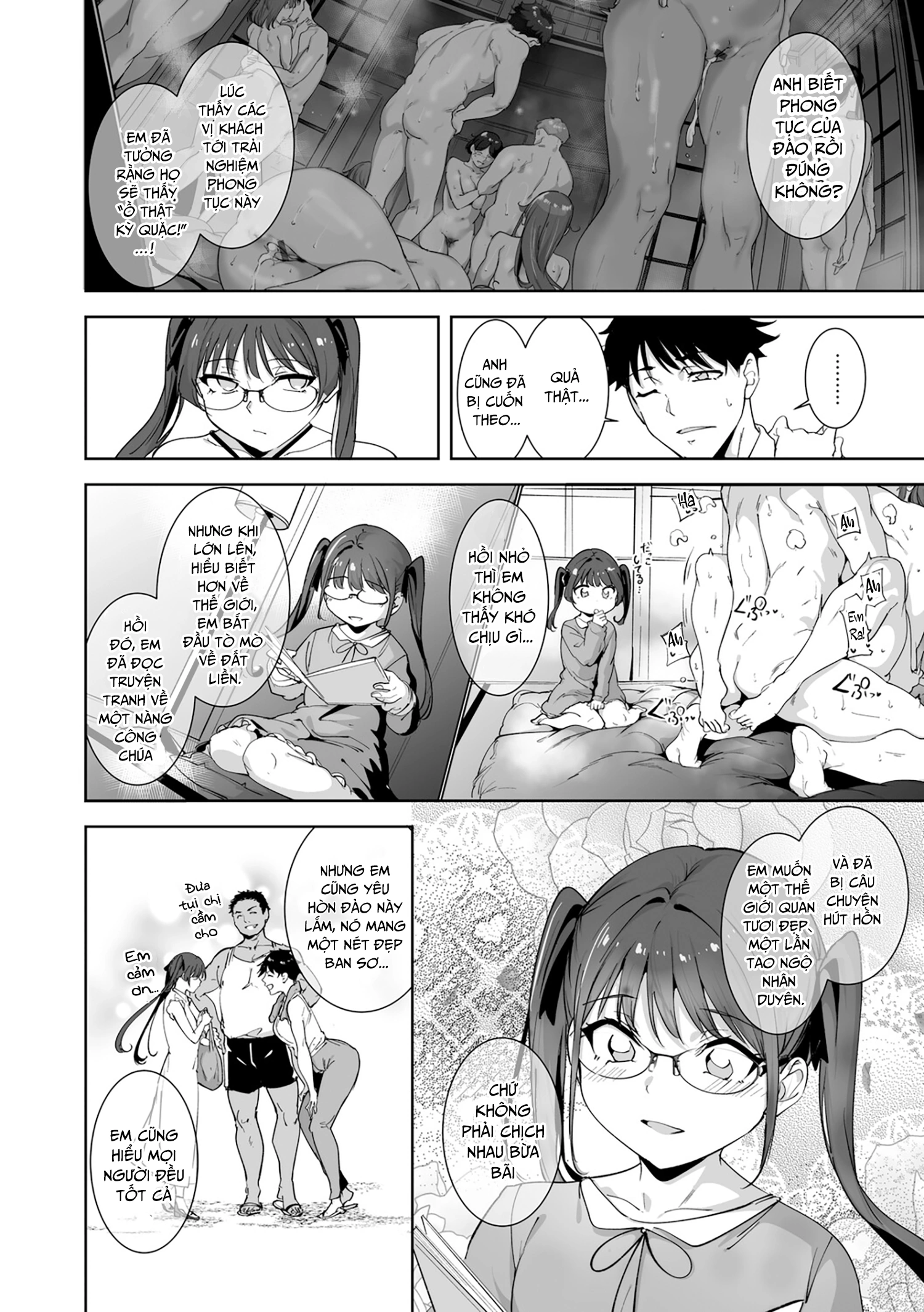 HentaiVN.net - Ảnh 15 - Hòn đảo phi luân lý - Chap 6