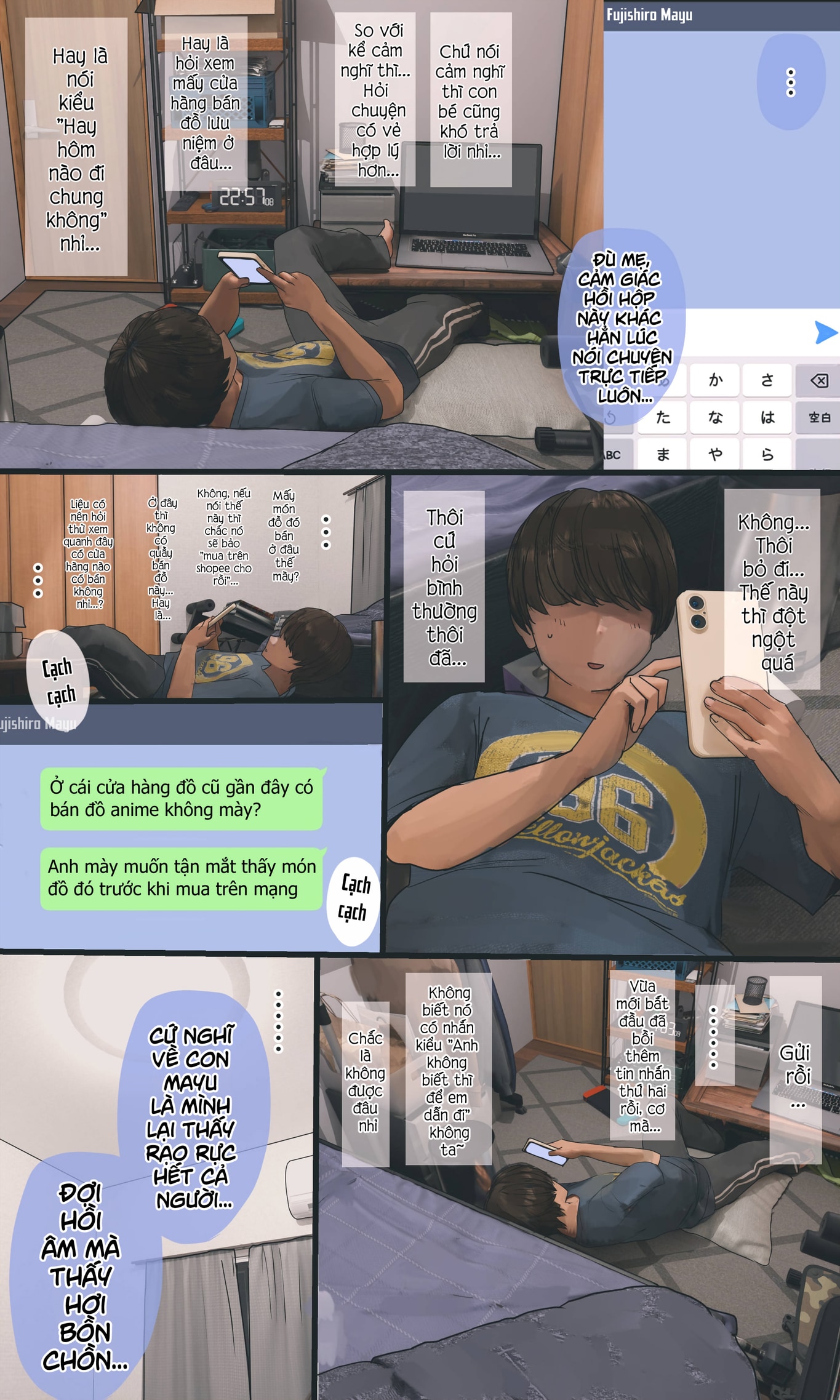 HentaiVN.net - Ảnh 18 - Con em gái wibu - Chap 3