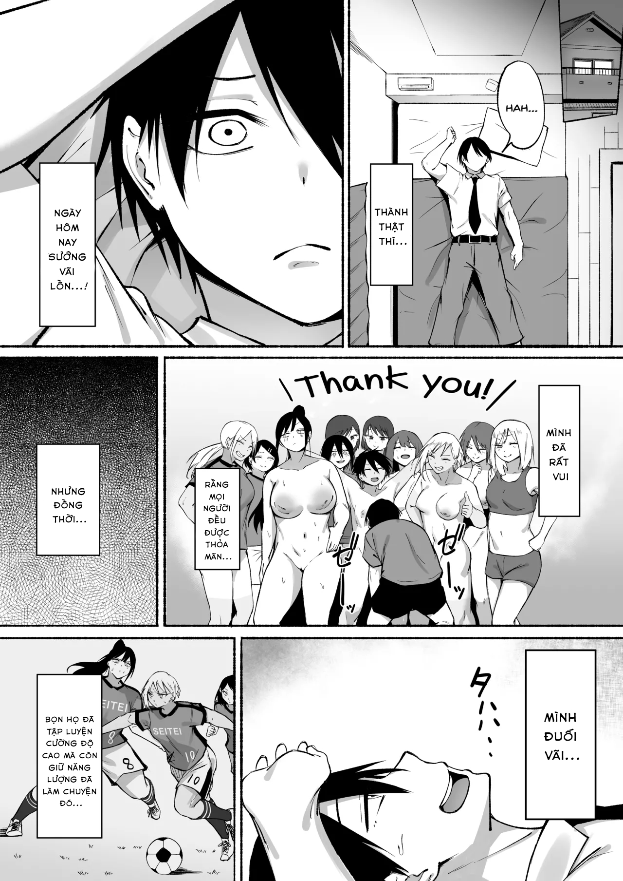 HentaiVN.net - Ảnh 14 - Seitei Gakuen Soccer-bu no Nichijou Zenpen - Chap 4