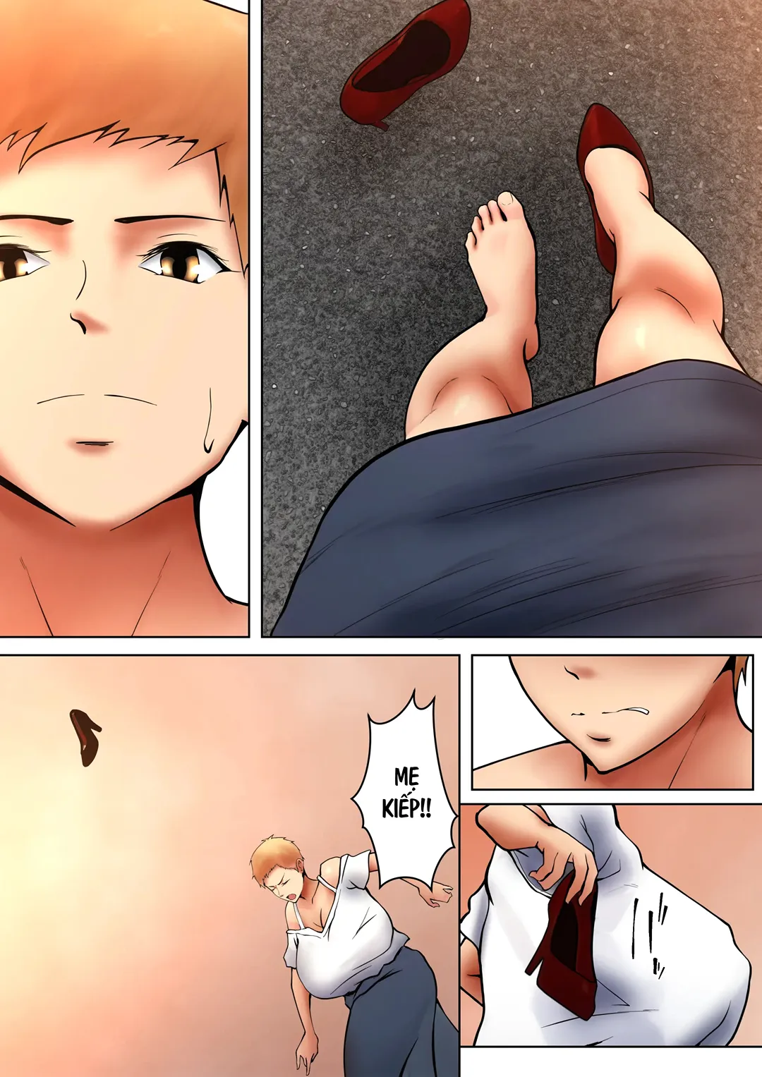 HentaiVN.net - Ảnh 5 - Mẹ kế và con chồng sống chung - Chap 4