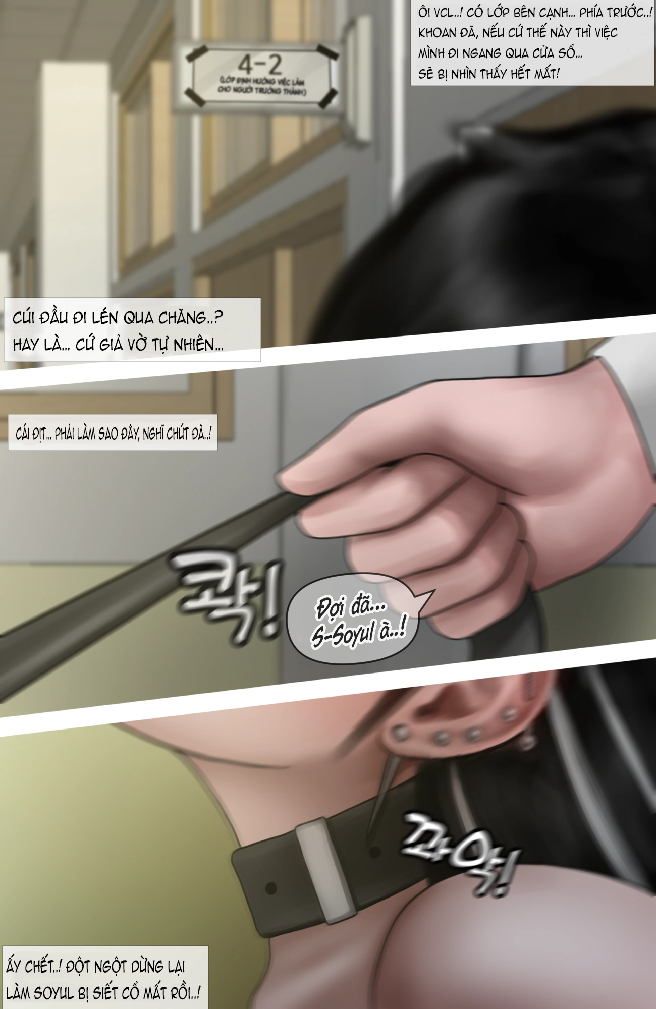 HentaiVN.net - Ảnh 40 - Gái Du Côn X Wibu Đụt Cận Trĩ - Chap 4