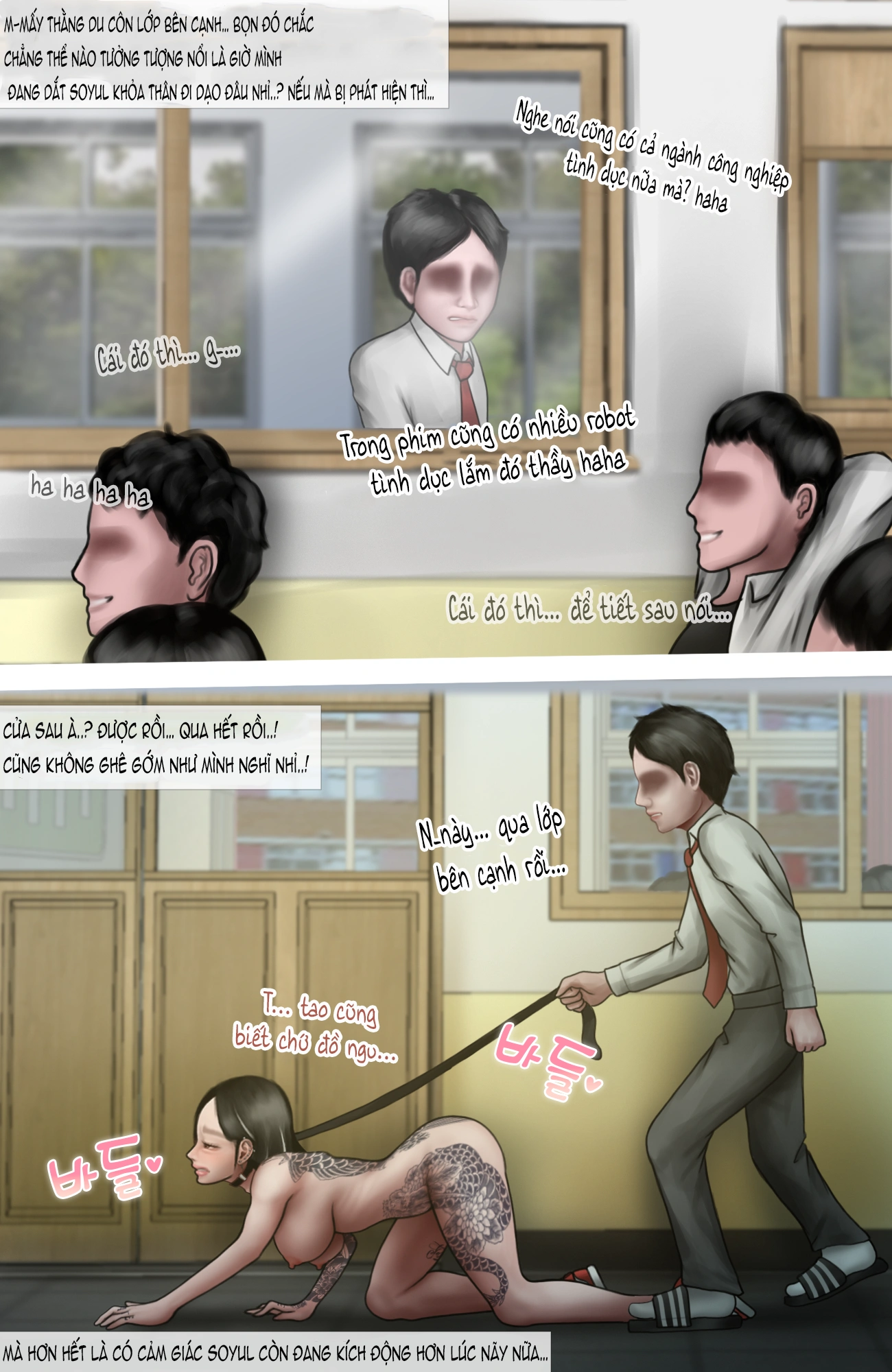 HentaiVN.net - Ảnh 46 - Gái Du Côn X Wibu Đụt Cận Trĩ - Chap 4