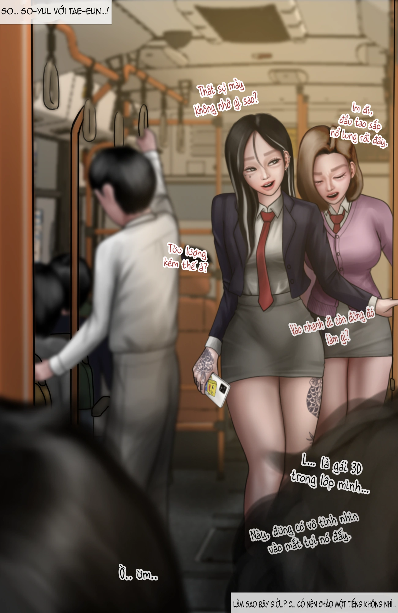 HentaiVN.net - Ảnh 6 - Gái Du Côn X Wibu Đụt Cận Trĩ - Chap 4