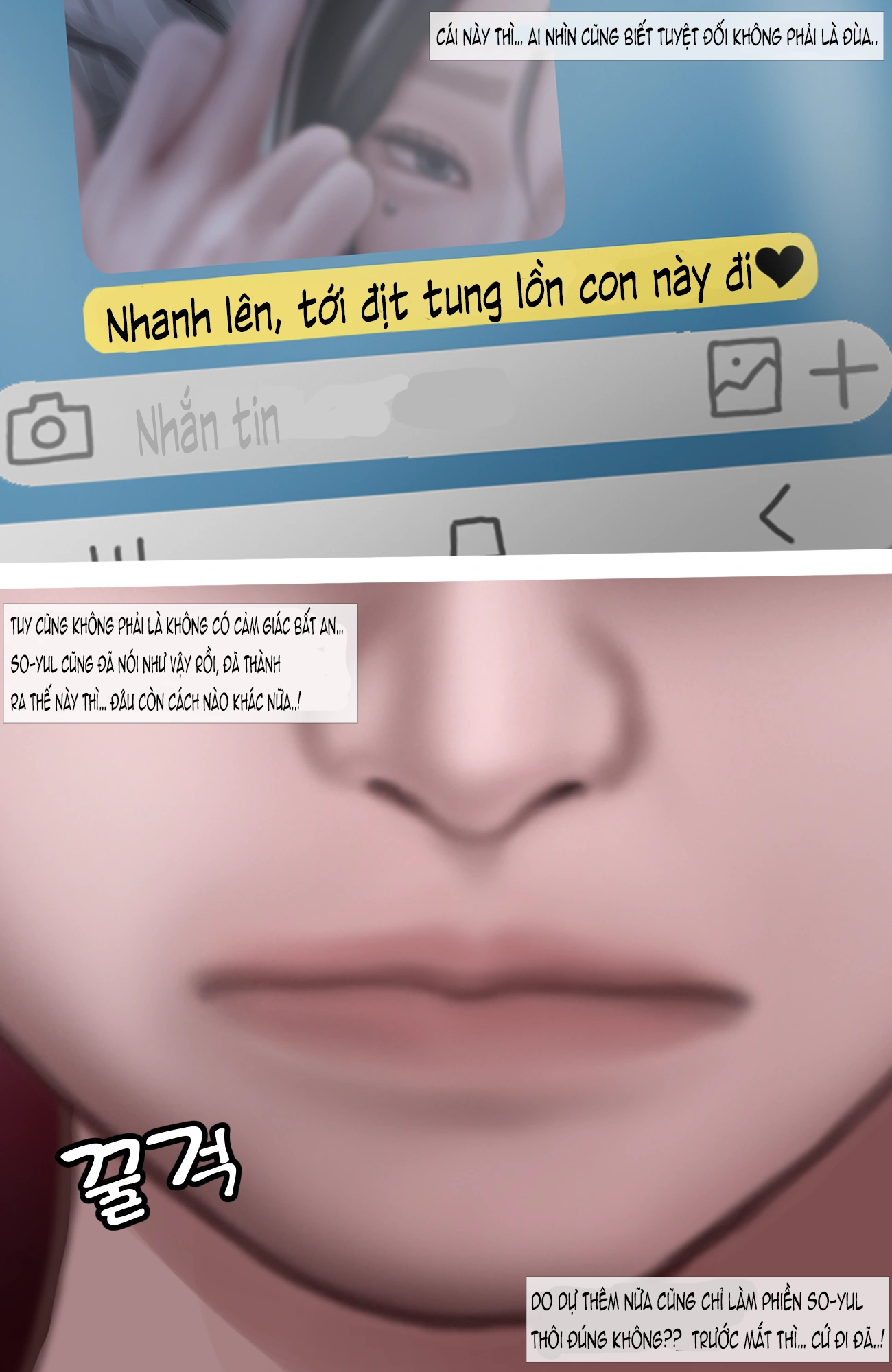 HentaiVN.net - Ảnh 41 - Gái Du Côn X Wibu Đụt Cận Trĩ - Chap 5.1