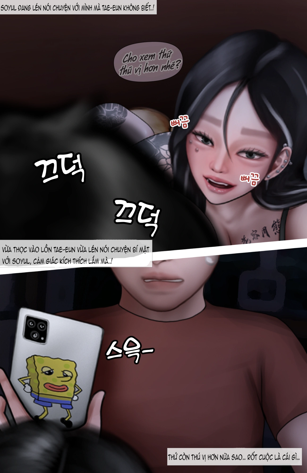 HentaiVN.net - Ảnh 23 - Gái Du Côn X Wibu Đụt Cận Trĩ - Chap 5.2