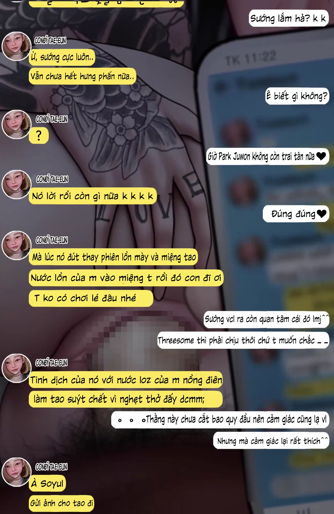HentaiVN.net - Ảnh 37 - Gái Du Côn X Wibu Đụt Cận Trĩ - Chap 5.2