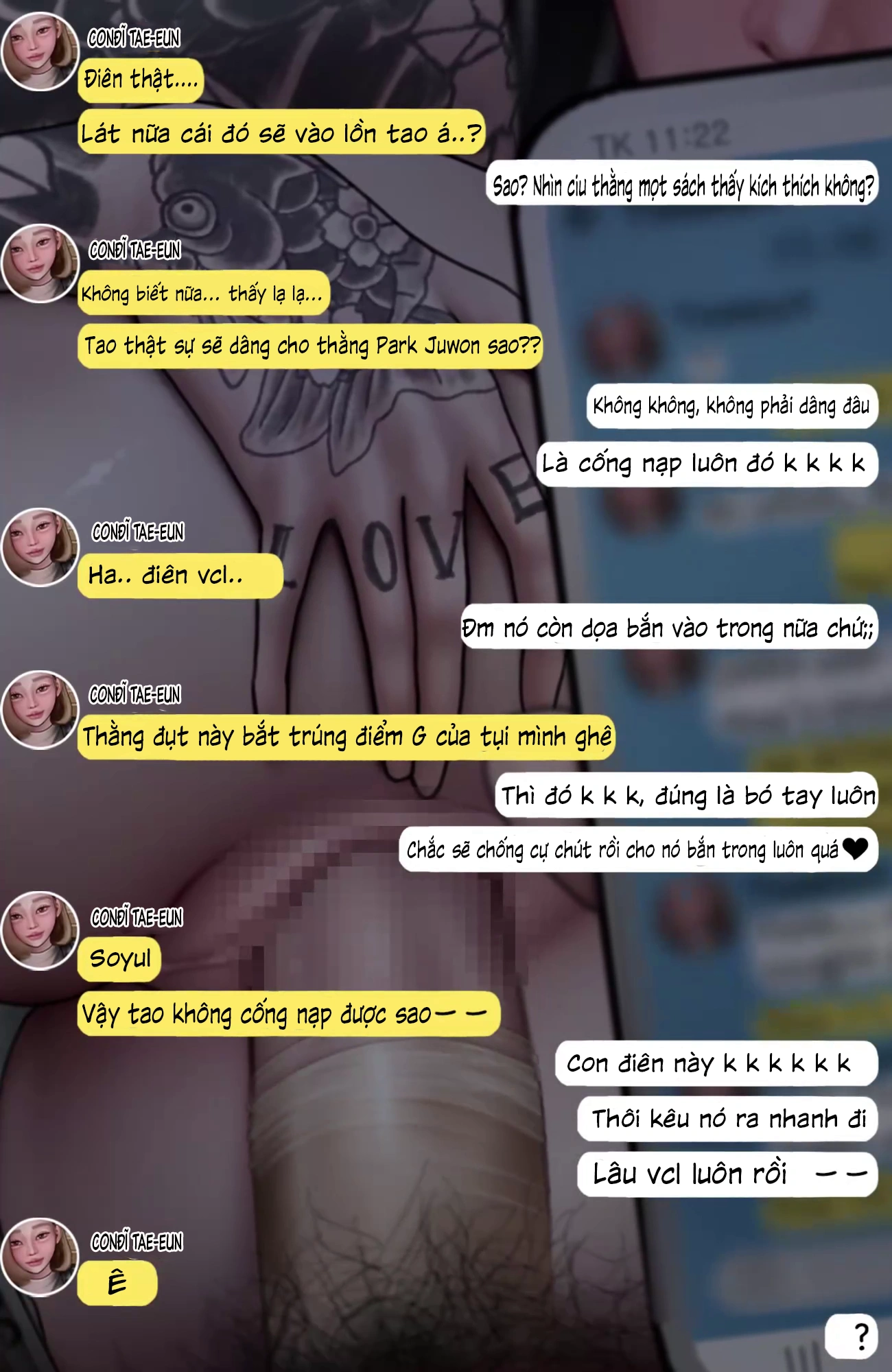 HentaiVN.net - Ảnh 42 - Gái Du Côn X Wibu Đụt Cận Trĩ - Chap 5.2