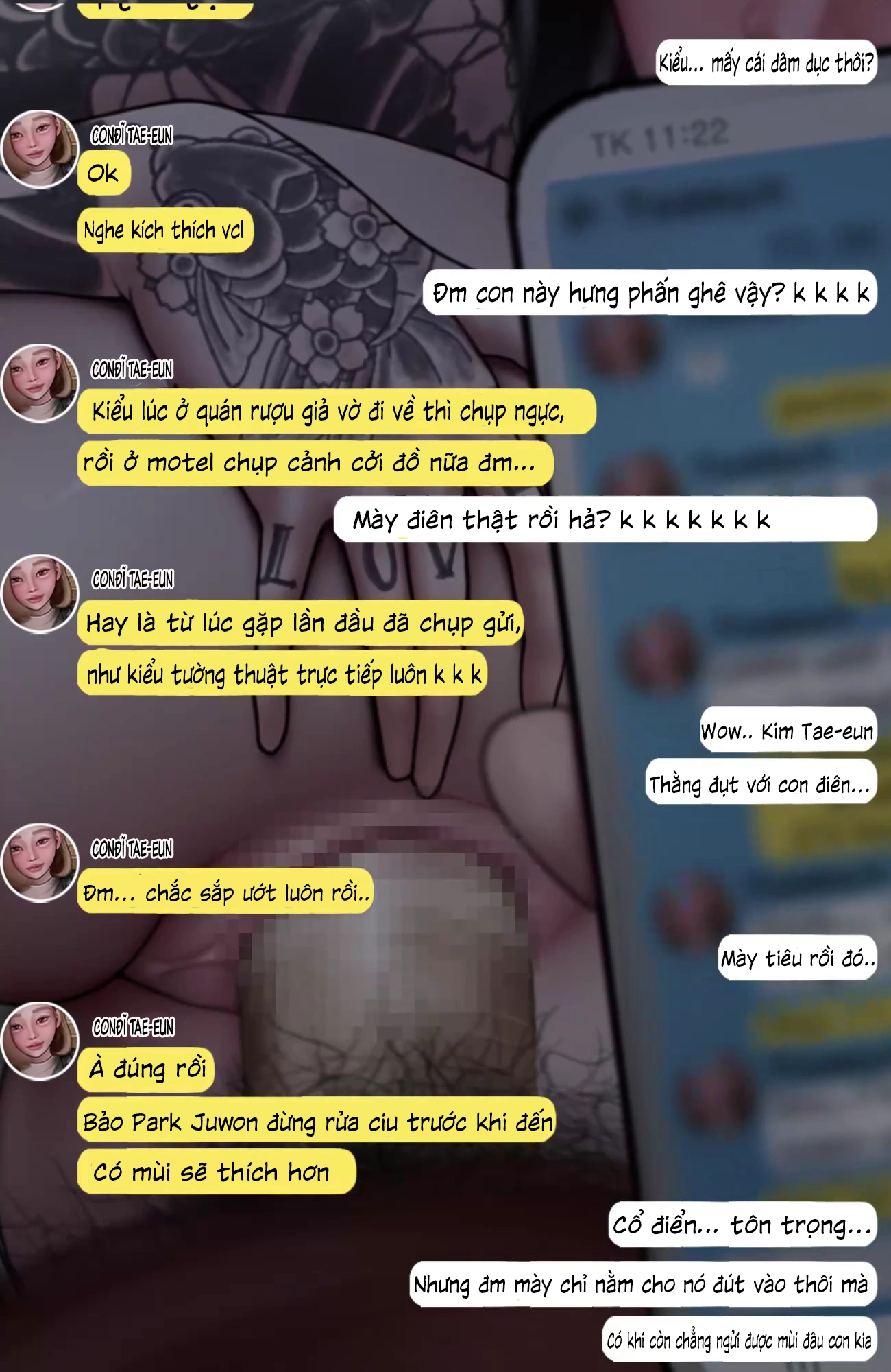 HentaiVN.net - Ảnh 44 - Gái Du Côn X Wibu Đụt Cận Trĩ - Chap 5.2