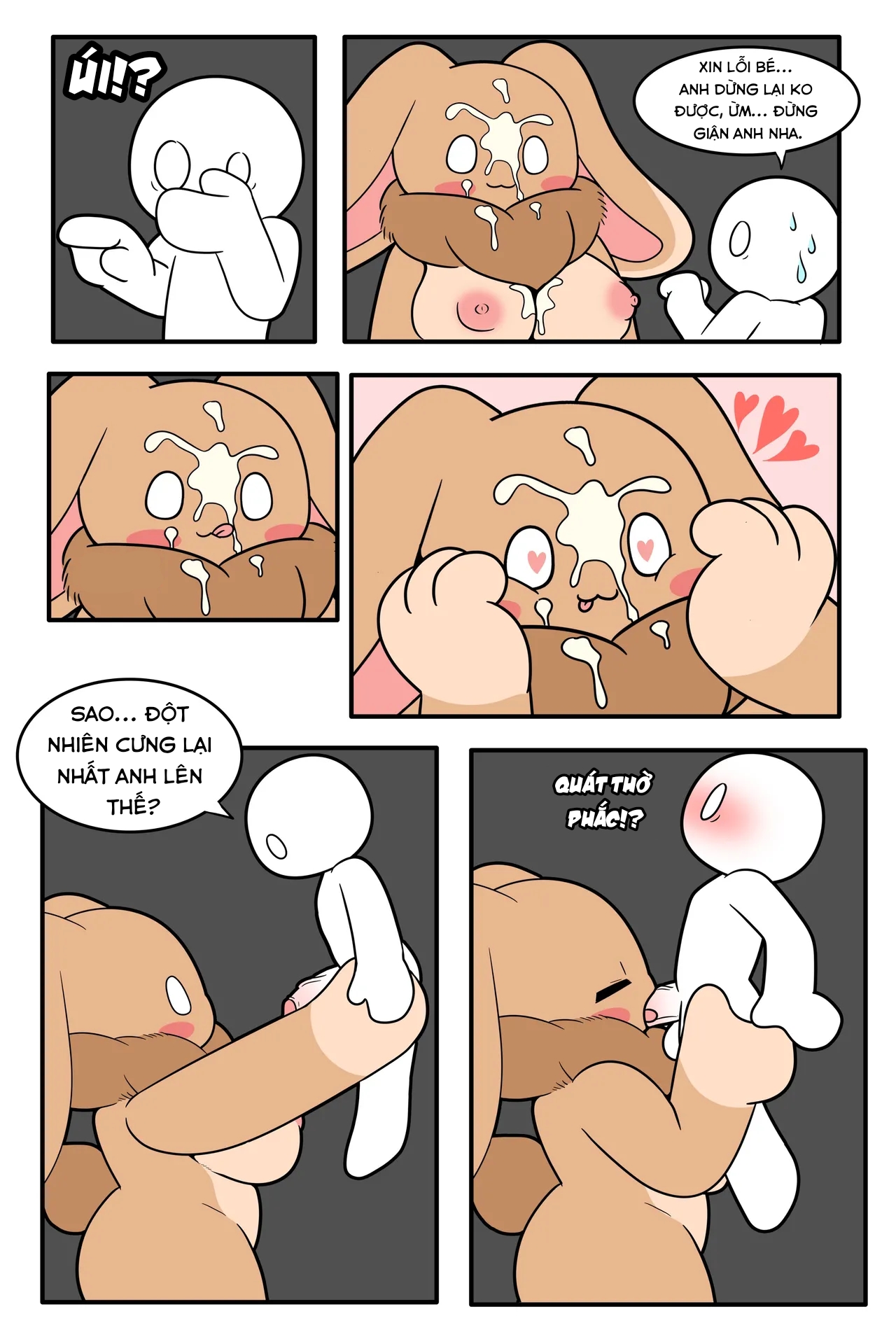 HentaiVN.net - Ảnh 20 - Hãy cẩn thận với thỏ quái vật - Oneshot