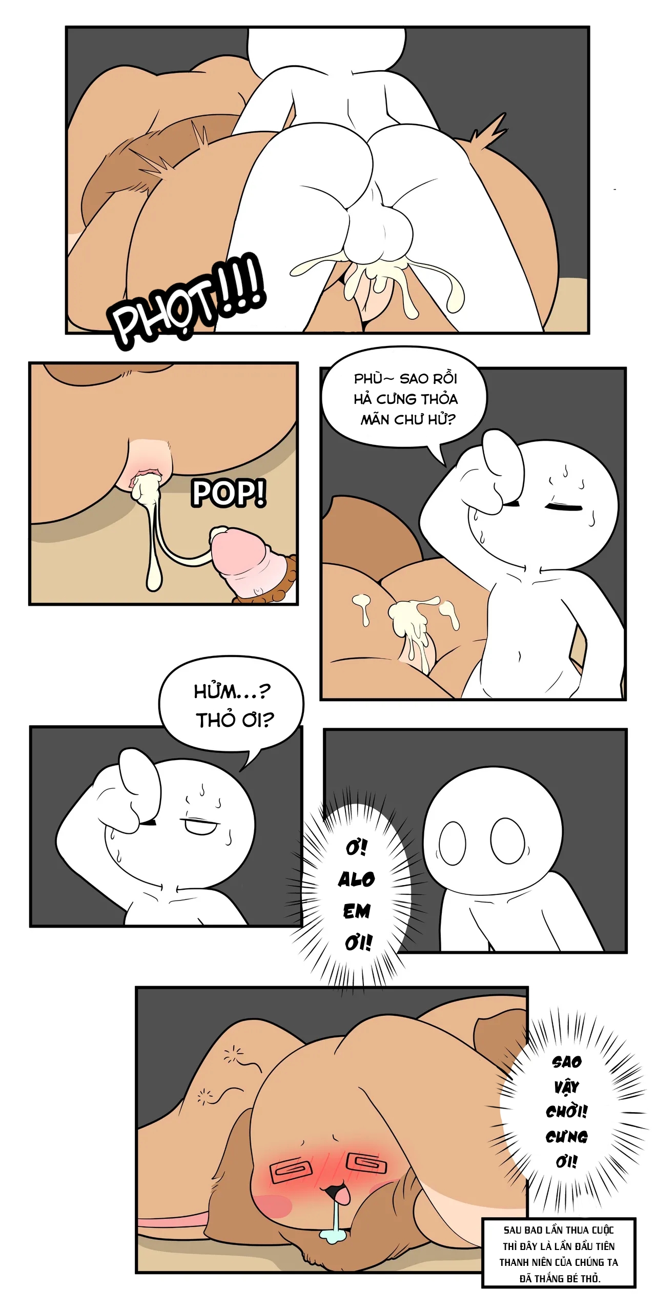 HentaiVN.net - Ảnh 37 - Hãy cẩn thận với thỏ quái vật - Oneshot