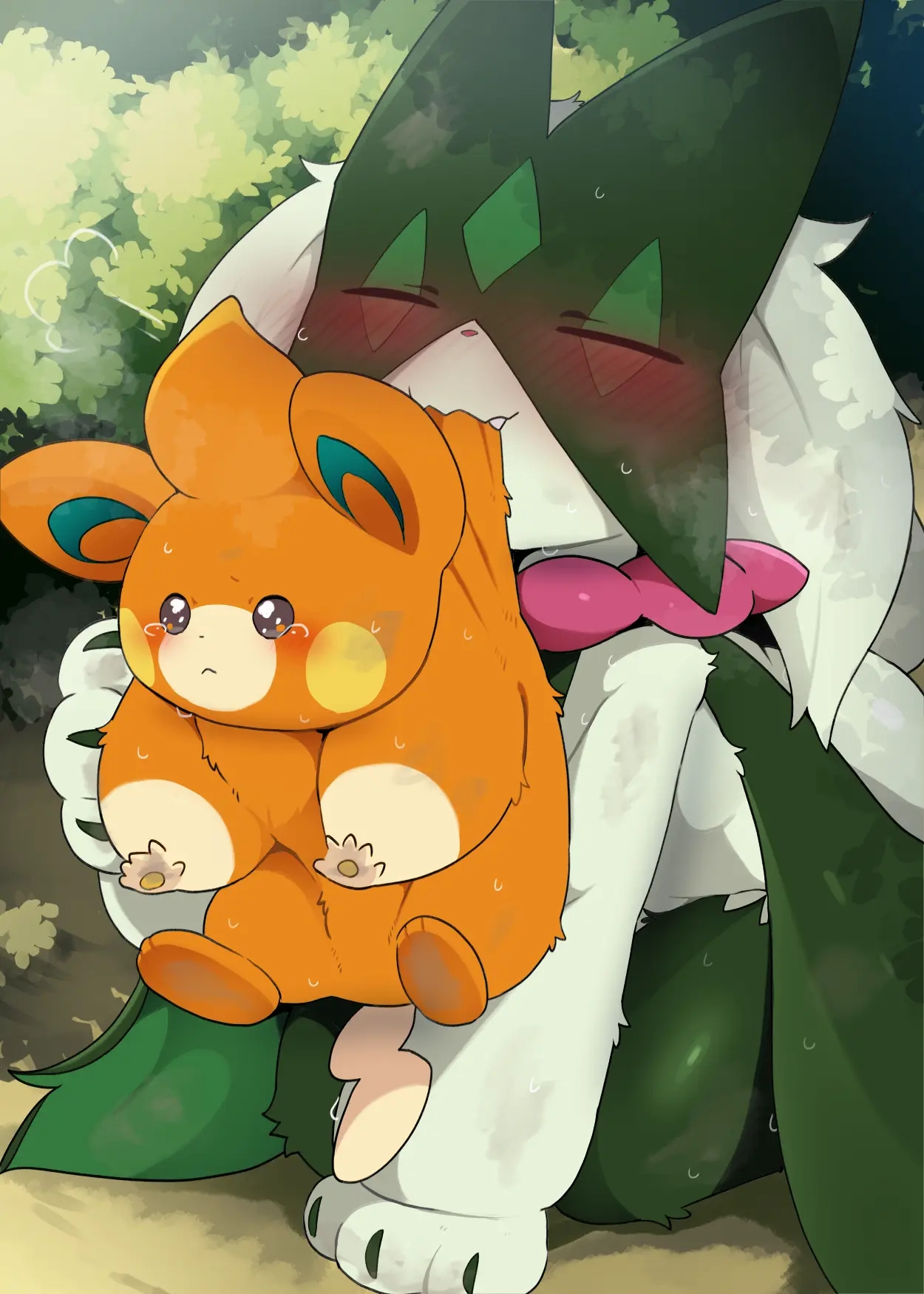 HentaiVN.net - Ảnh 4 - Bé Meowscarada muốn được thưởng khi lập công! - Oneshot CG