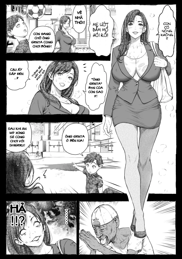 HentaiVN.net - Ảnh 19 - Một Ông Già Vô Gia Cư Mà Mẹ Tôi" Nhặt" Về☆ - Chương