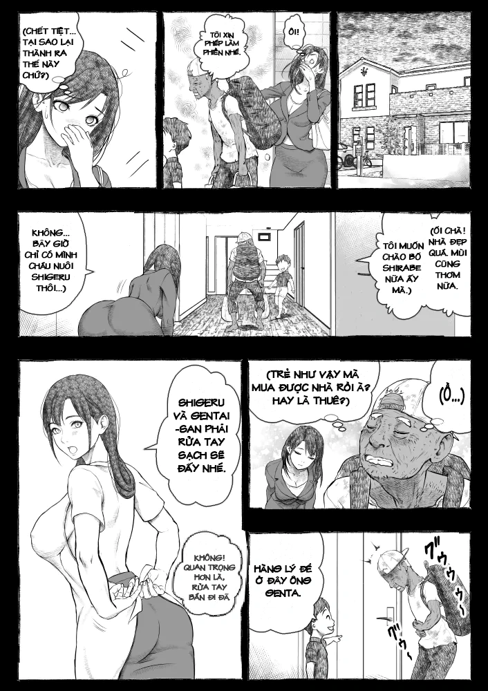HentaiVN.net - Ảnh 25 - Một Ông Già Vô Gia Cư Mà Mẹ Tôi" Nhặt" Về☆ - Chương