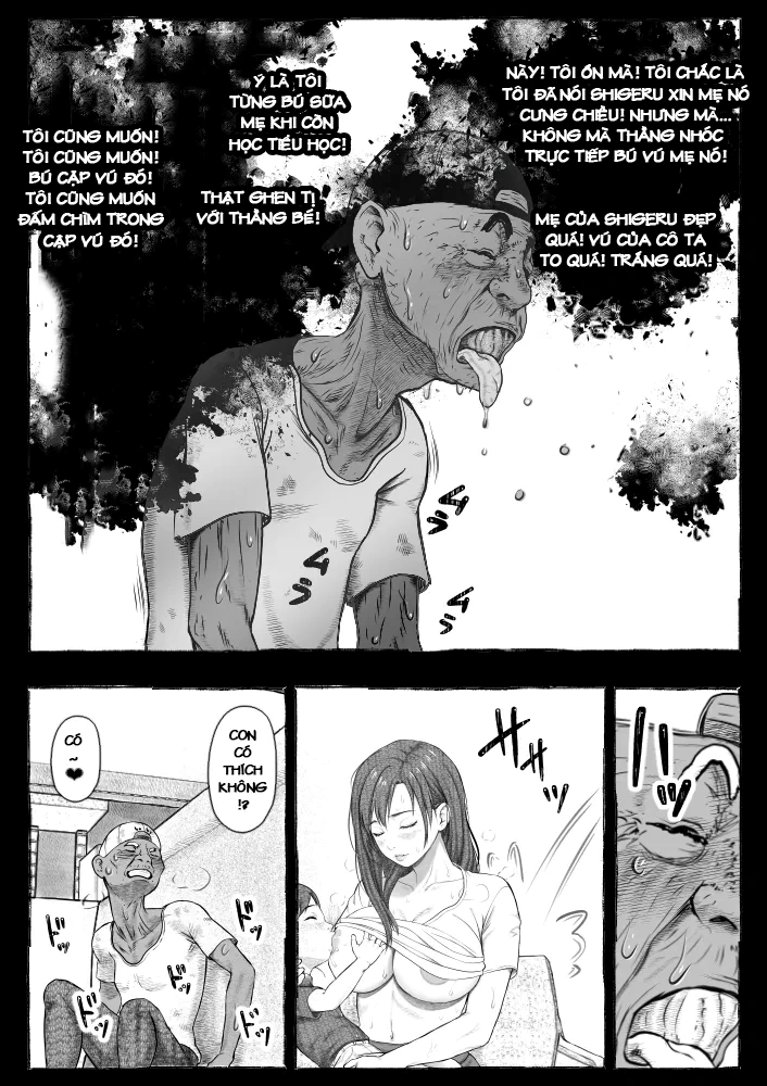 HentaiVN.net - Ảnh 35 - Một Ông Già Vô Gia Cư Mà Mẹ Tôi" Nhặt" Về☆ - Chương
