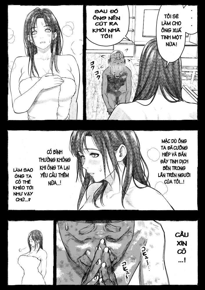 HentaiVN.net - Ảnh 52 - Một Ông Già Vô Gia Cư Mà Mẹ Tôi" Nhặt" Về☆ - Chương