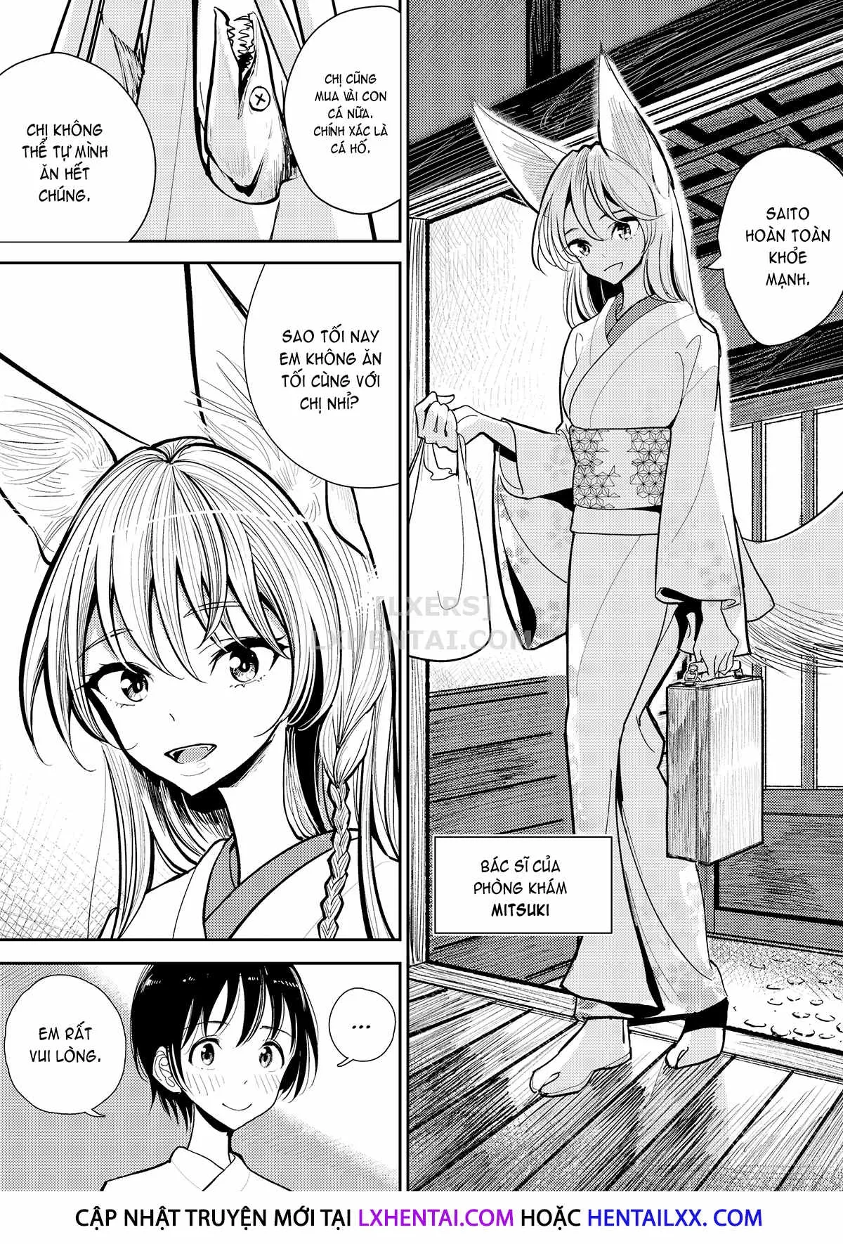 HentaiVN.net - Ảnh 5 - Hazuki-sensei no Hatsujouki [Dr. Hazuki's Mating Season] - Chap