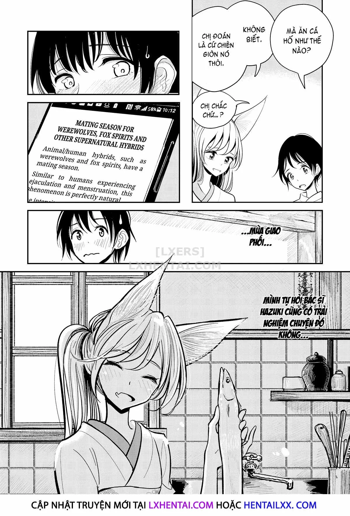 HentaiVN.net - Ảnh 6 - Hazuki-sensei no Hatsujouki [Dr. Hazuki's Mating Season] - Chap