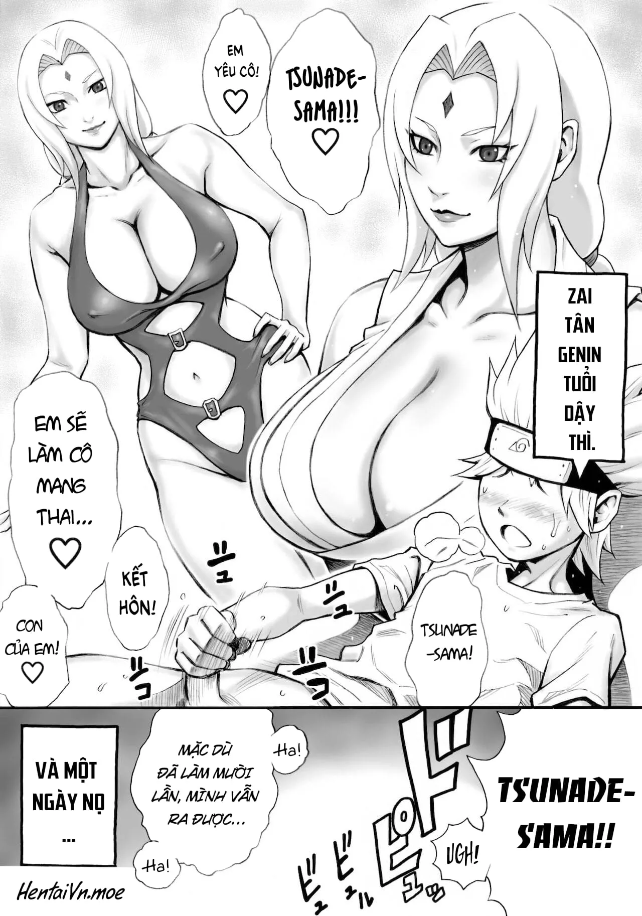 HentaiVN.net - Ảnh 4 - Tôi Muốn Làm Cho Tsunade Có Thai! [I Want To Make Tsunade-sama Pregnant] - Oneshot