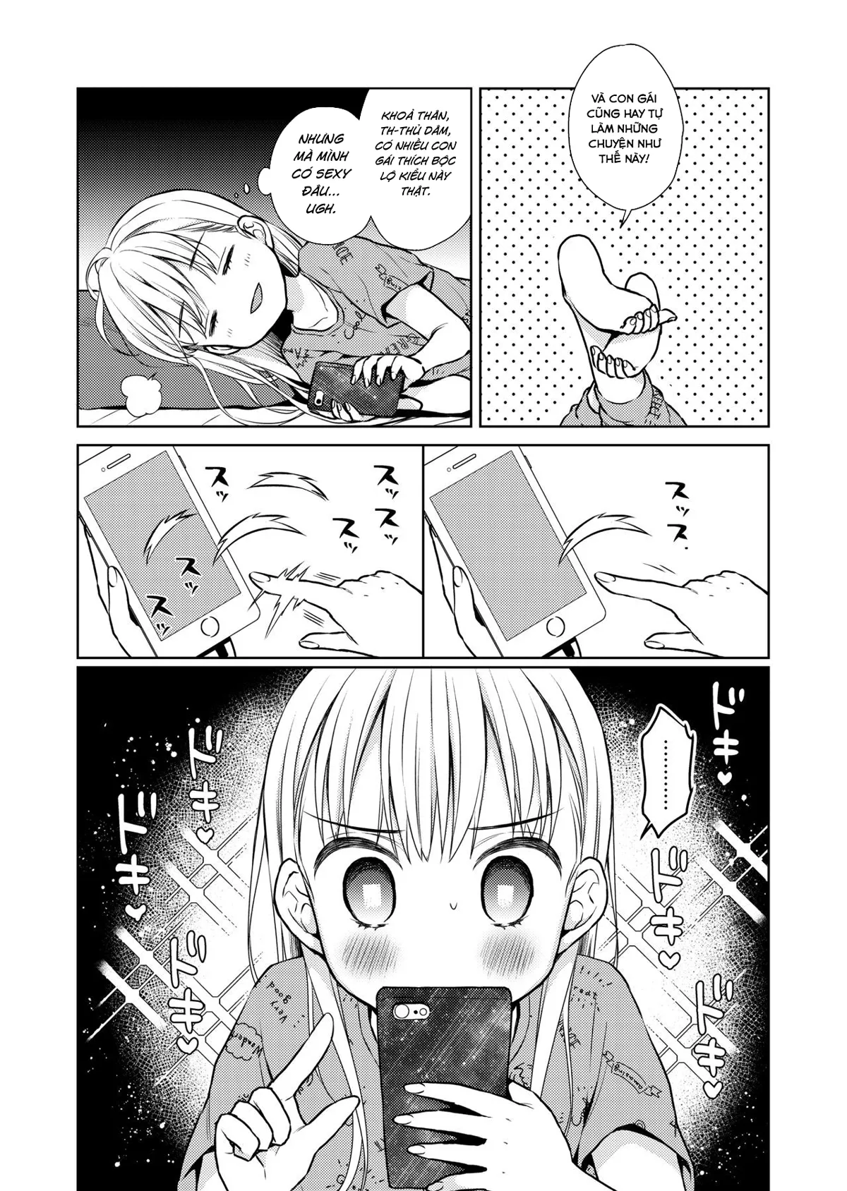 HentaiVN.net - Ảnh 7 - Hội chứng TS Haruki-kun [TS Shoujo Haruki-kun] - Chap 1.5: Thẩm du