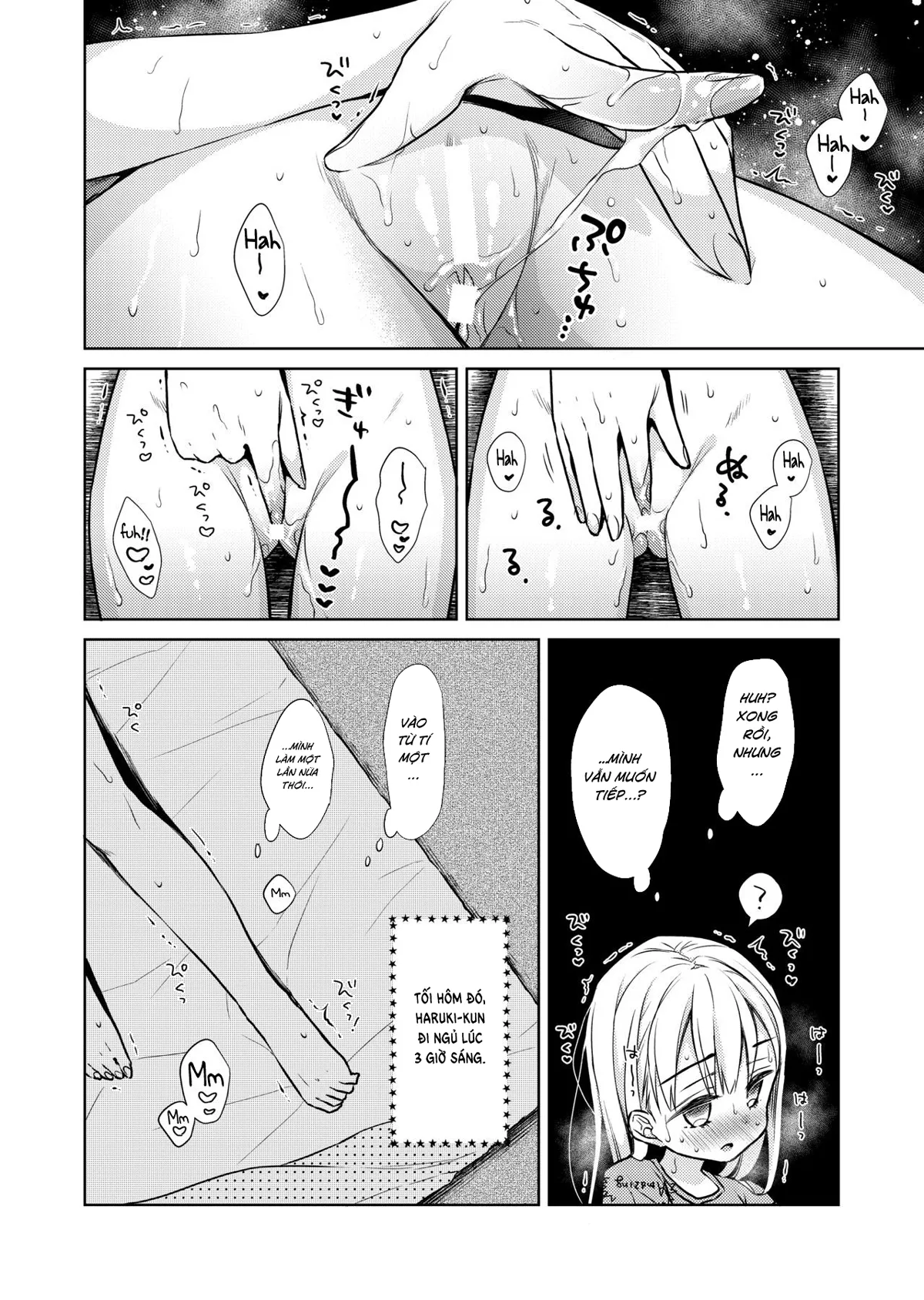 HentaiVN.net - Ảnh 22 - Hội chứng TS Haruki-kun [TS Shoujo Haruki-kun] - Chap 1.5: Thẩm du