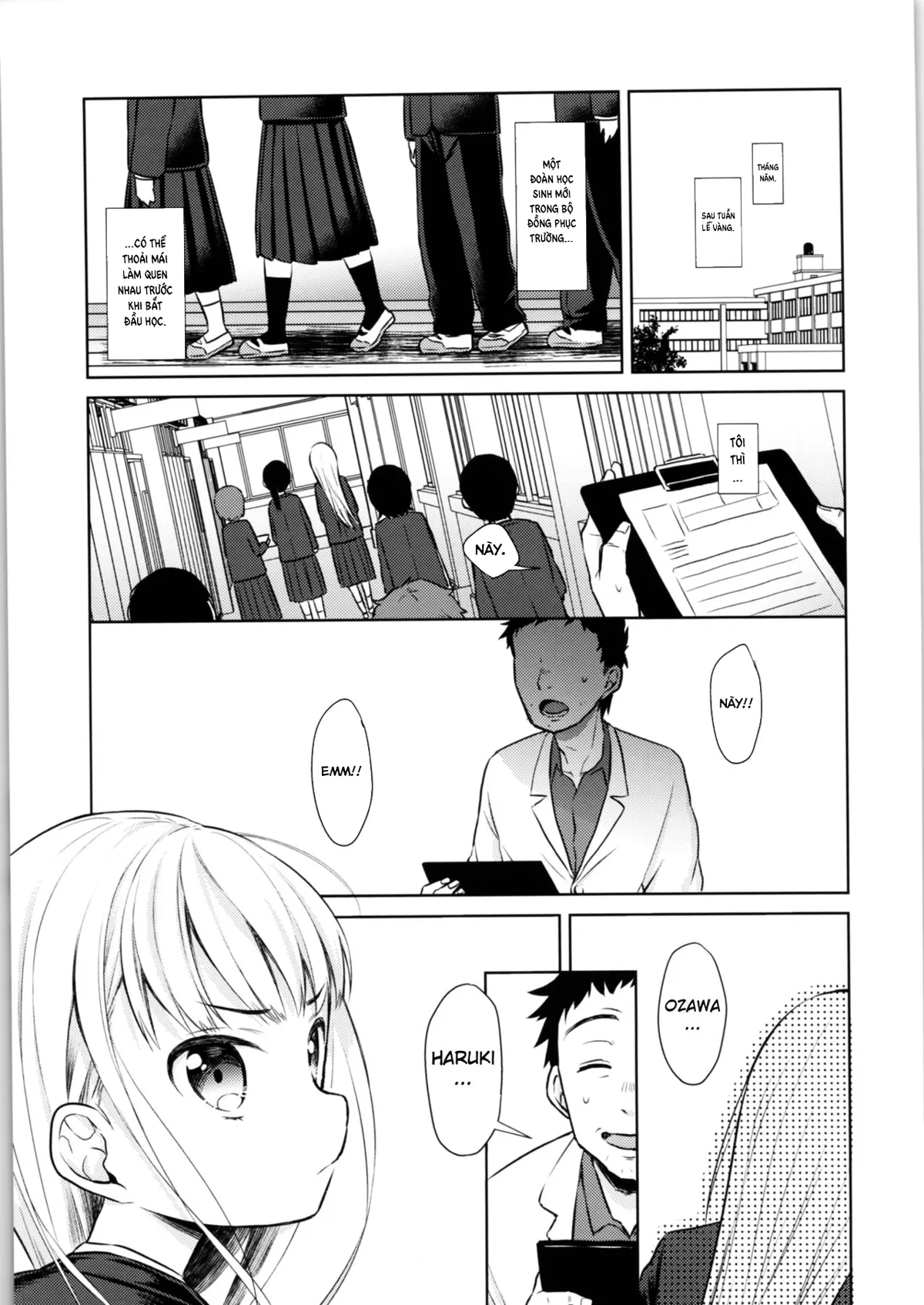 HentaiVN.net - Ảnh 3 - Hội chứng TS Haruki-kun [TS Shoujo Haruki-kun] - Chap 1: Giáo dục giới tính