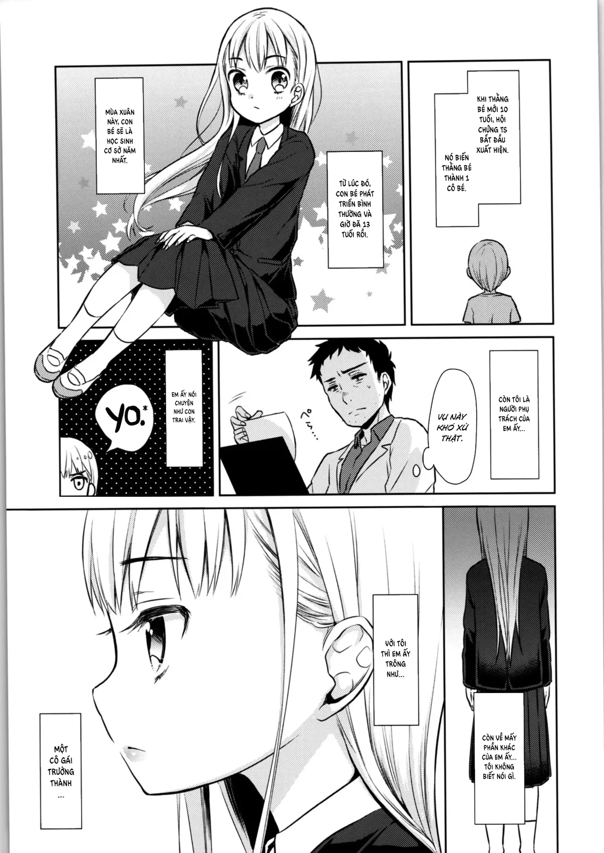 HentaiVN.net - Ảnh 7 - Hội chứng TS Haruki-kun [TS Shoujo Haruki-kun] - Chap 1: Giáo dục giới tính