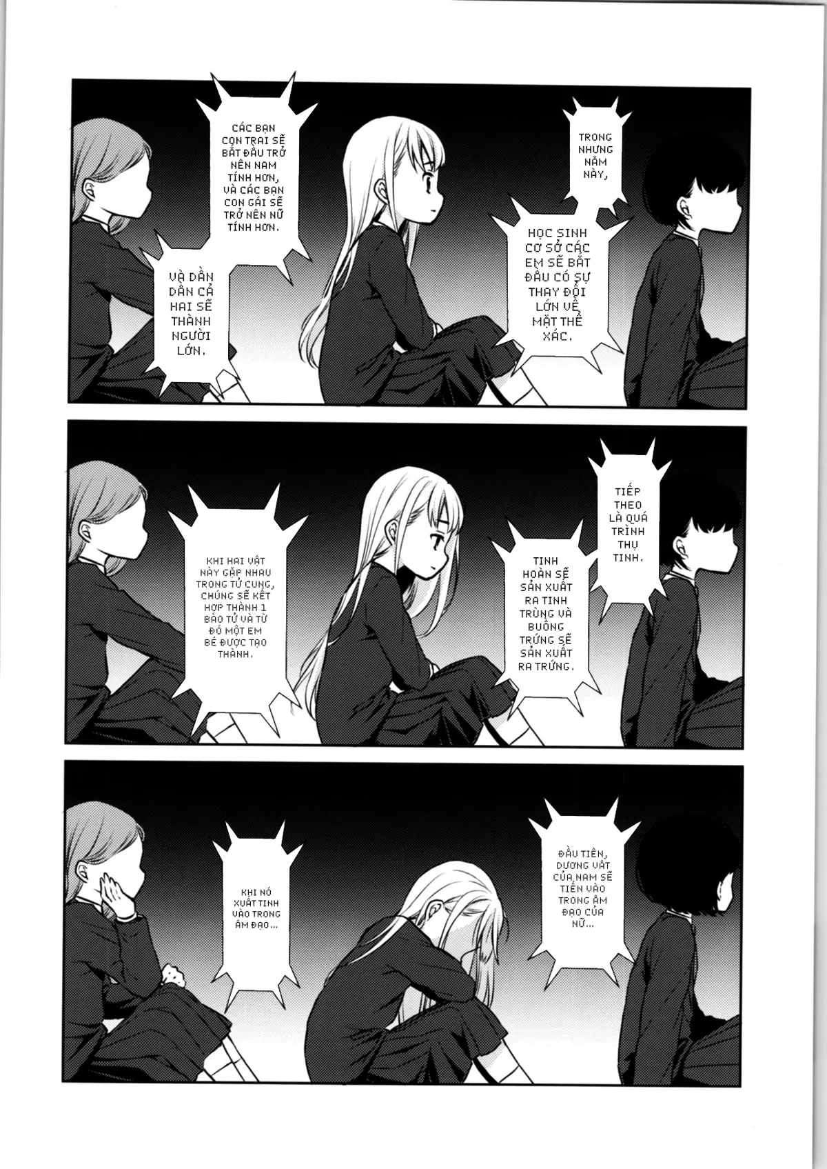 HentaiVN.net - Ảnh 10 - Hội chứng TS Haruki-kun [TS Shoujo Haruki-kun] - Chap 1: Giáo dục giới tính