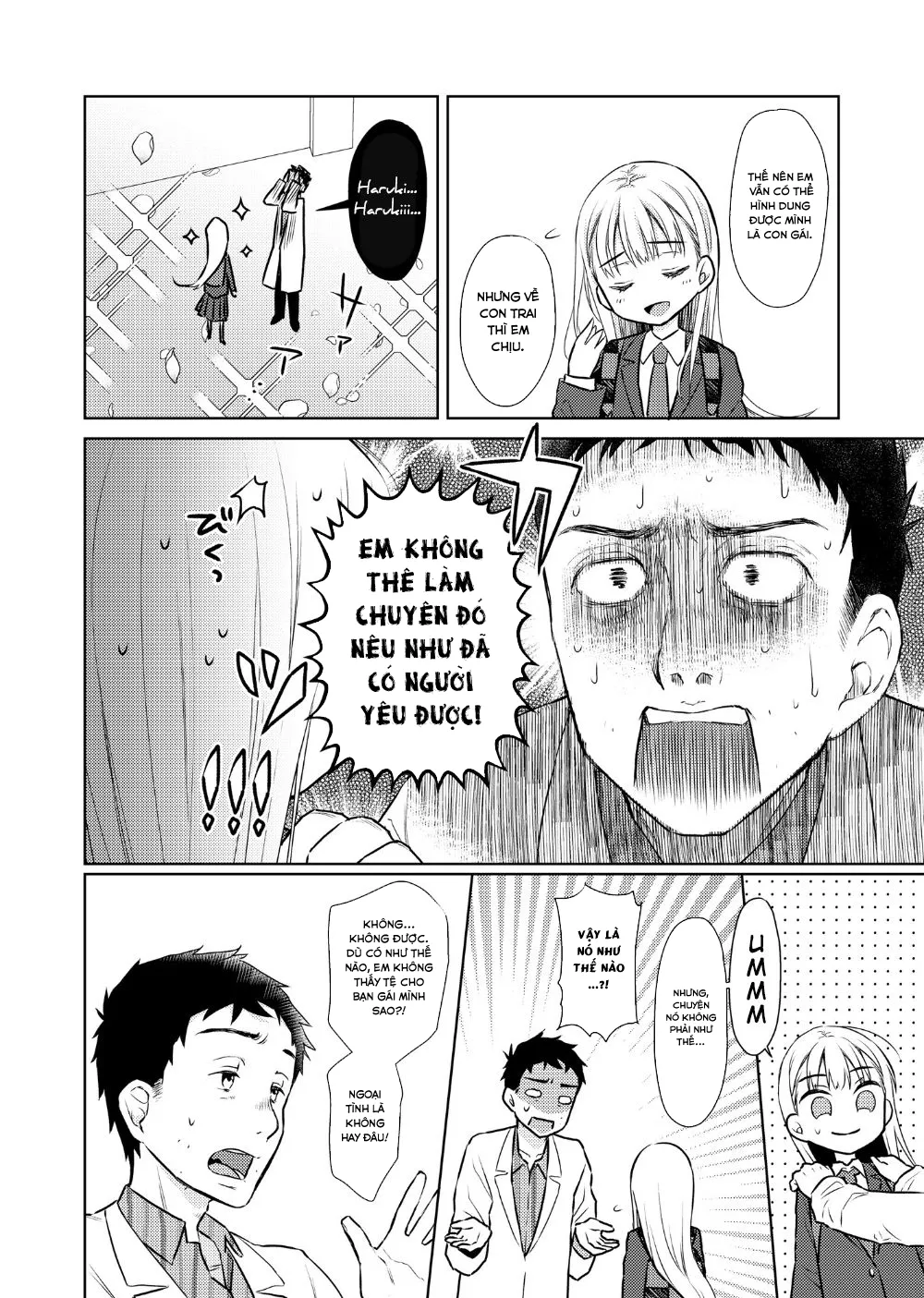 HentaiVN.net - Ảnh 10 - Hội chứng TS Haruki-kun [TS Shoujo Haruki-kun] - Chap 2.1: Con trai hay Con gái