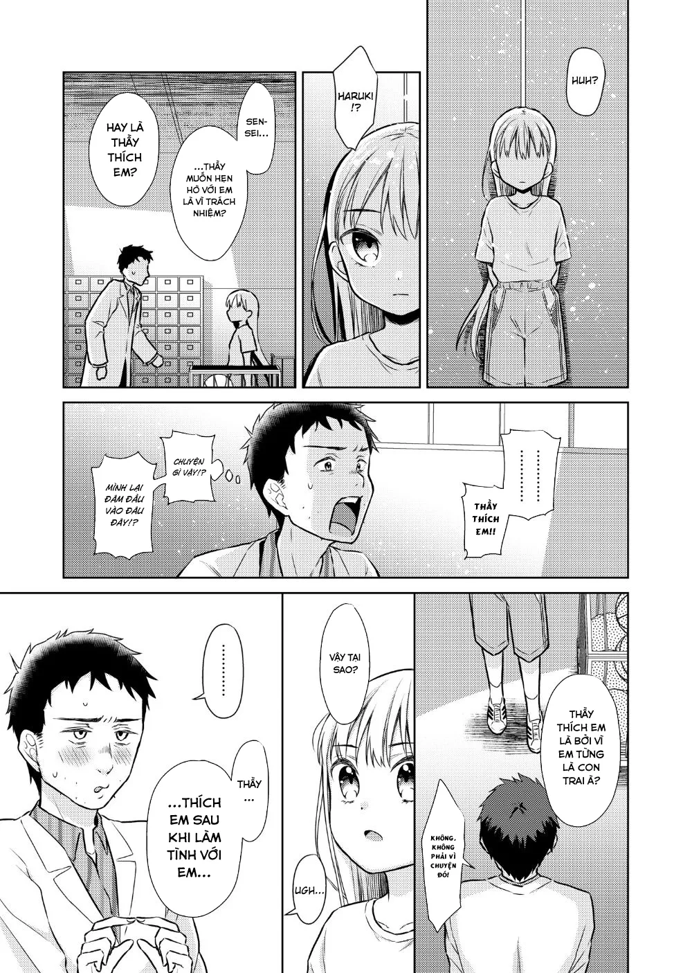 HentaiVN.net - Ảnh 21 - Hội chứng TS Haruki-kun [TS Shoujo Haruki-kun] - Chap 2.1: Con trai hay Con gái