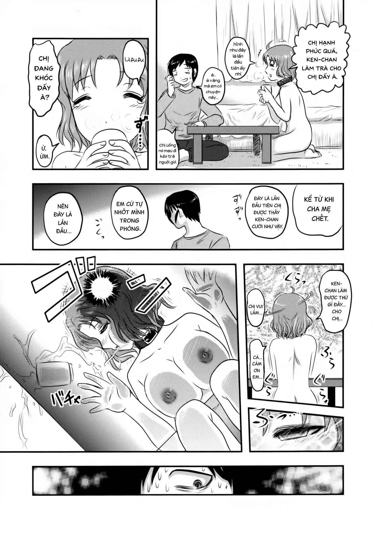 HentaiVN.net - Ảnh 5 - Chị Suzu sẽ chỉ là của riêng tôi. [Doku Doku GRAVESTONE] - Chap 1