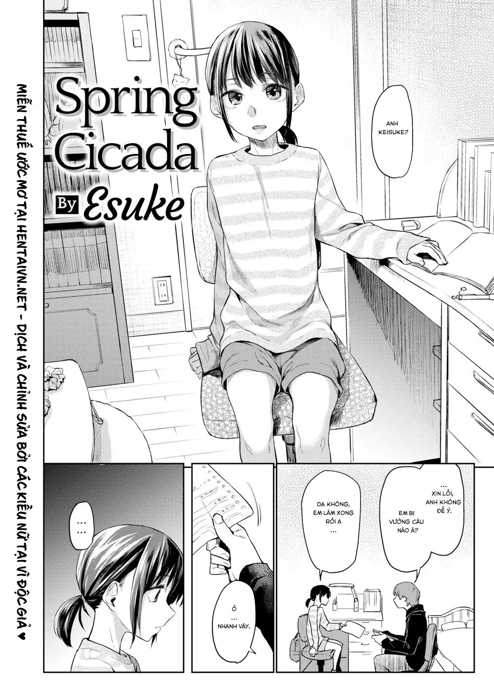 HentaiVN.net - Ảnh 7 - Tình Ta Là Xuân Kim Thiền! [Spring Cicada] - Chap 1 - Anh Thực Sự Có Biết Yêu...?
