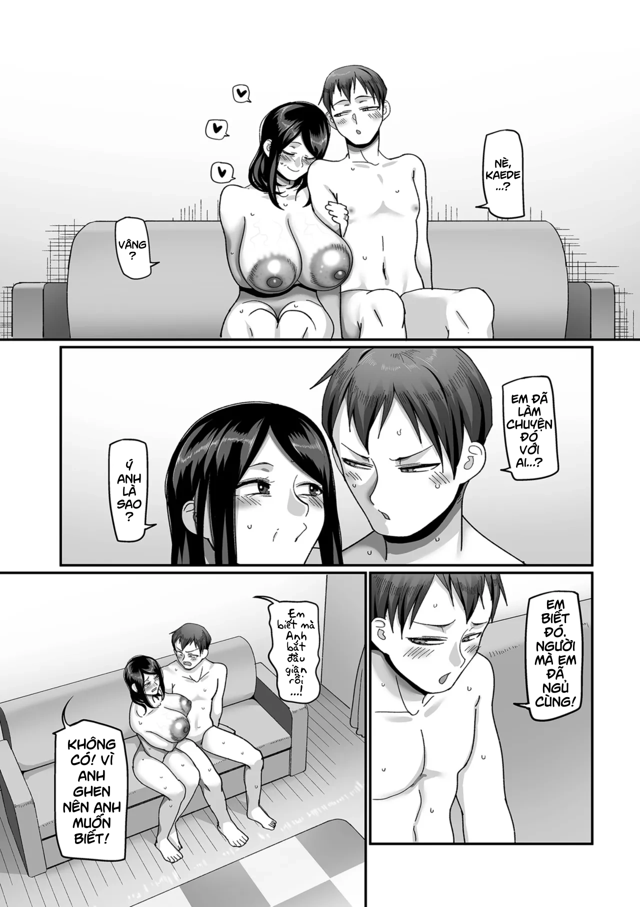 HentaiVN.net - Ảnh 34 - Kaede to Junpei no Baai - Chap 01