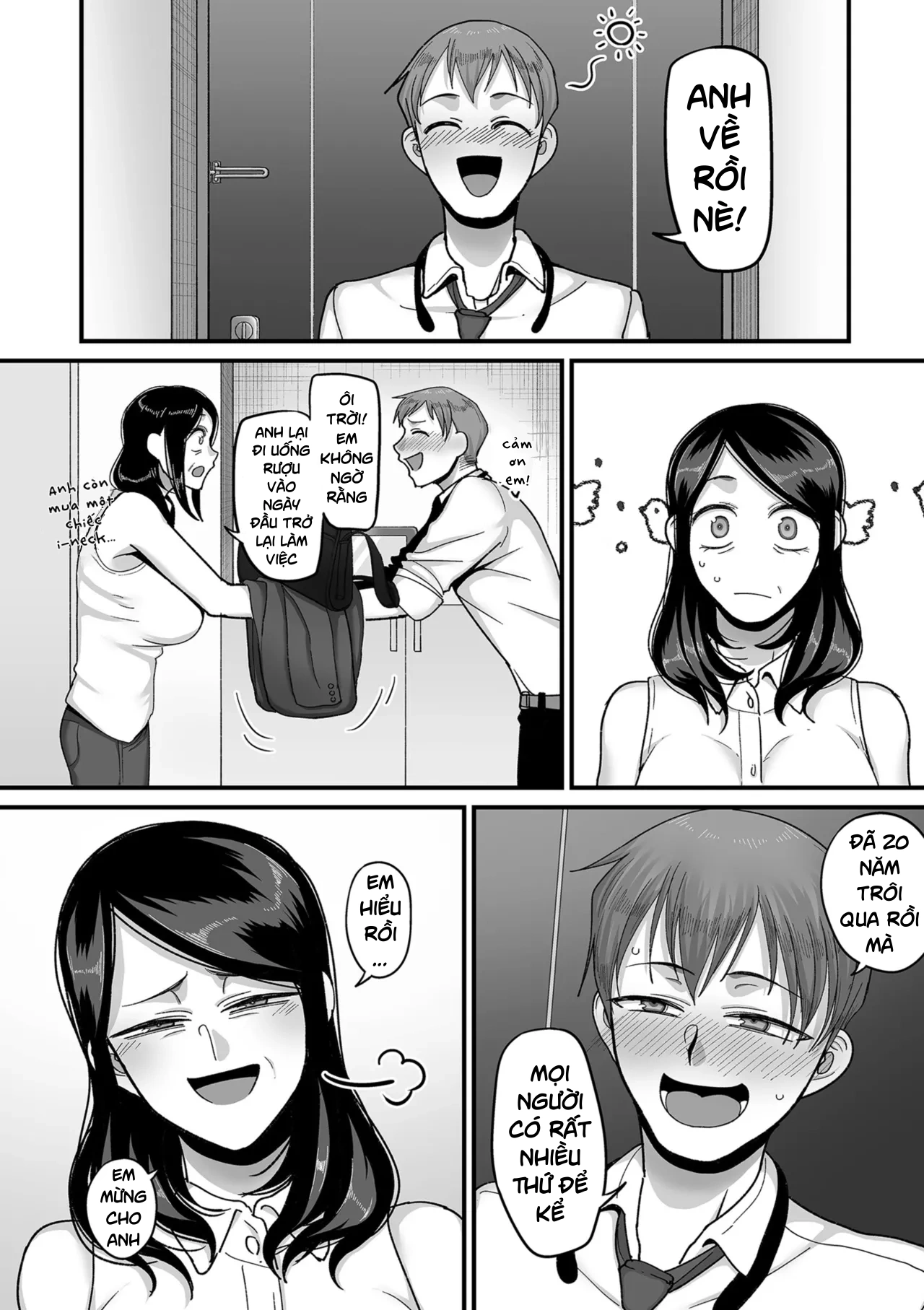 HentaiVN.net - Ảnh 8 - Kaede to Junpei no Baai - Chap 03