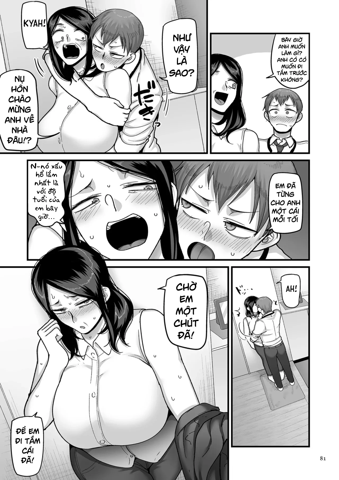 HentaiVN.net - Ảnh 9 - Kaede to Junpei no Baai - Chap 03