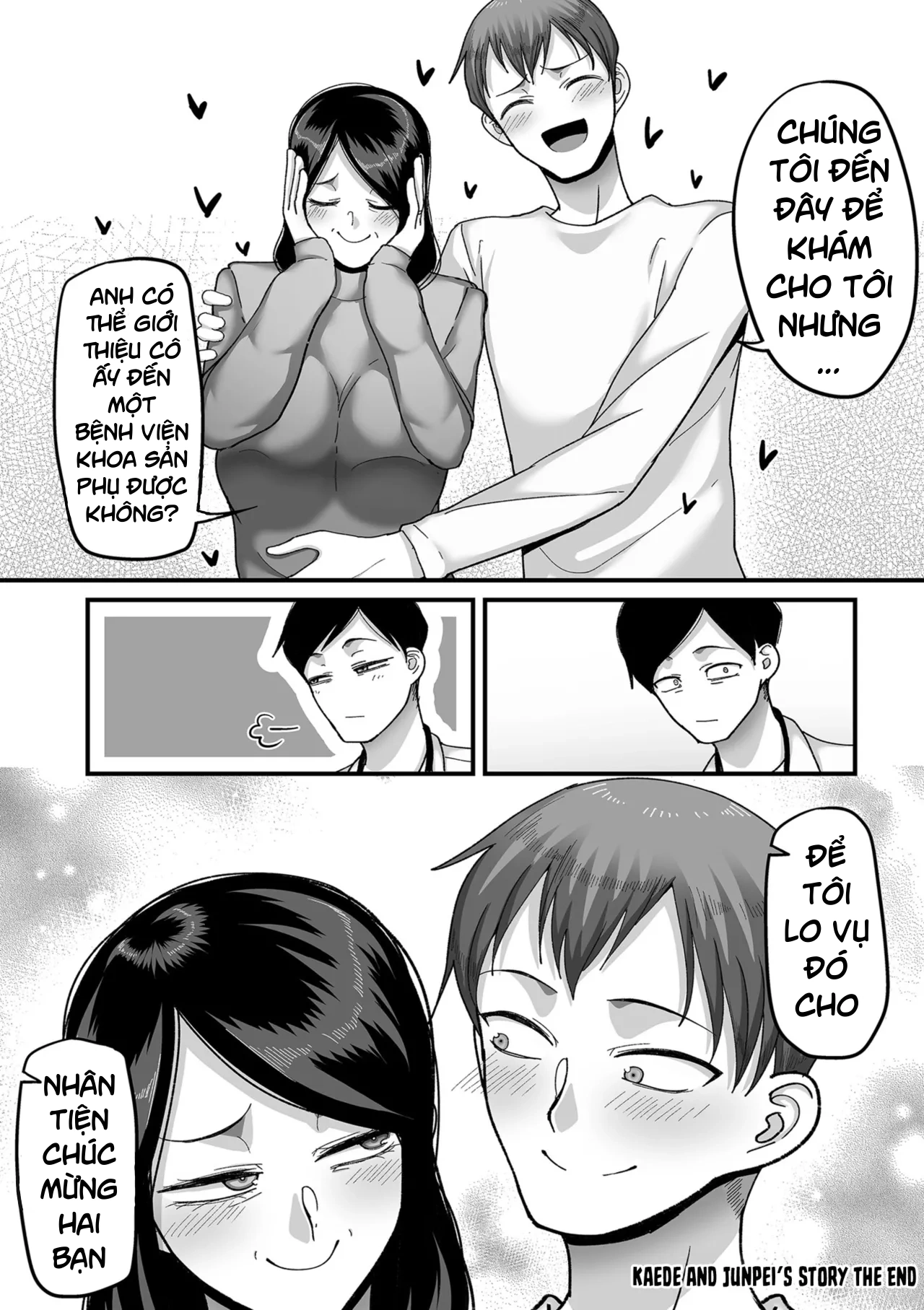 HentaiVN.net - Ảnh 30 - Kaede to Junpei no Baai - Chap 04