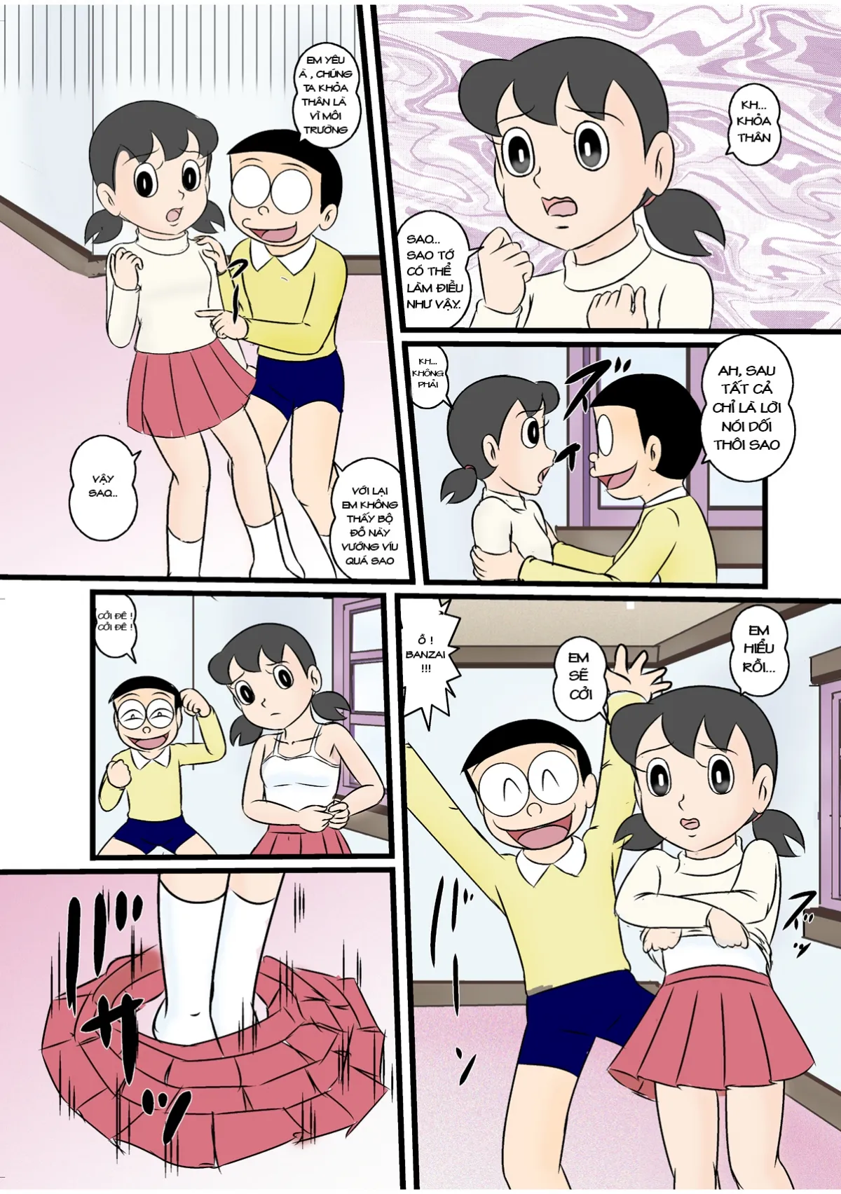 HentaiVN.net - Ảnh 9 - Doraemon và bí mật động trời [Tuyển tập Doremon có cu] - -END-