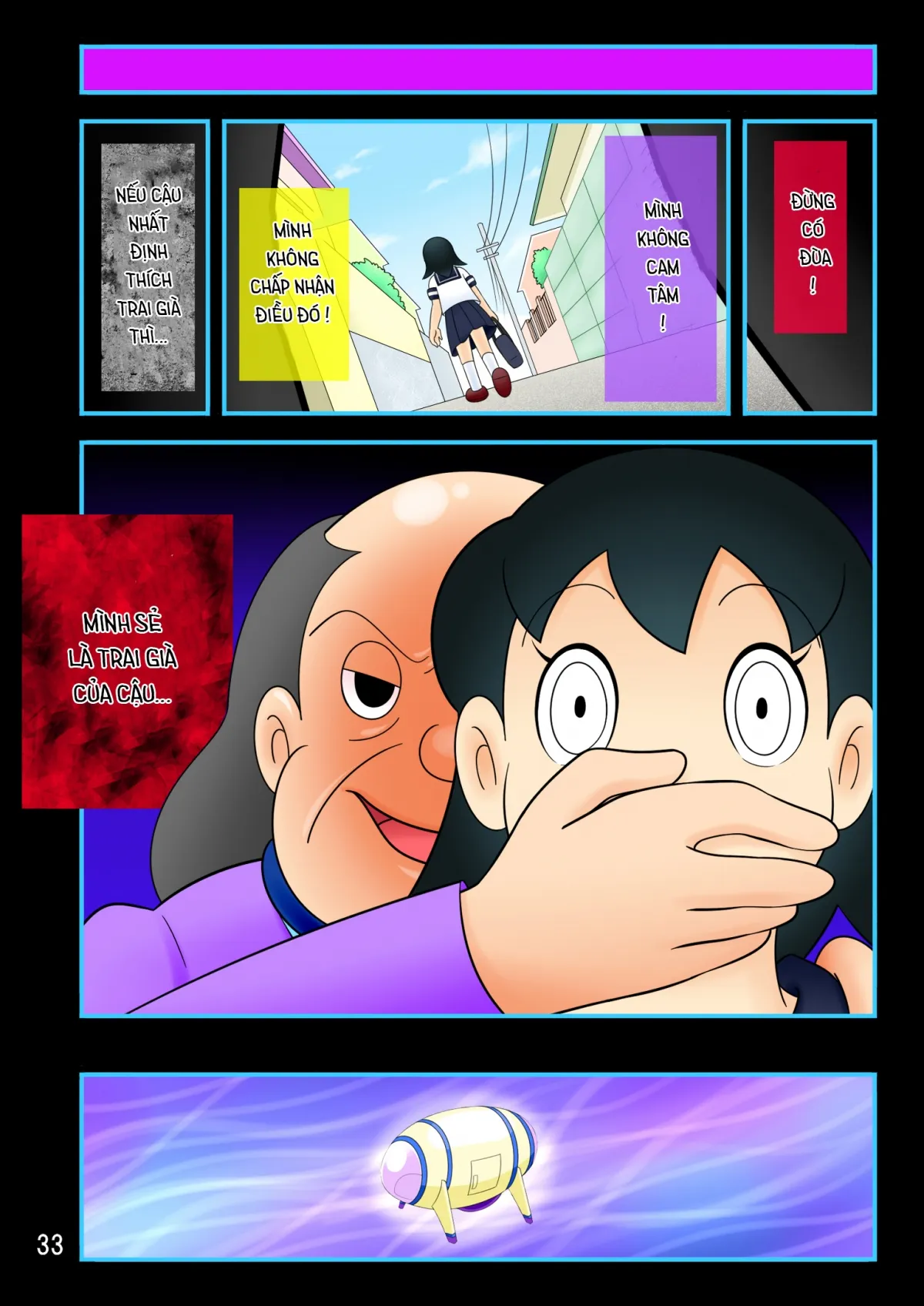 HentaiVN.net - Ảnh 11 - Doraemon và bí mật động trời [Tuyển tập Doremon có cu] - ♠ Cỗ máy thời gian ♠ C3- phần 1