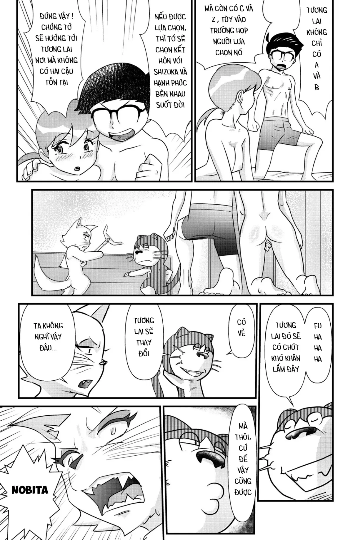 HentaiVN.net - Ảnh 28 - Doraemon và bí mật động trời [Tuyển tập Doremon có cu] - ❂ DoeroEmon 3 ❂ Special 4.2