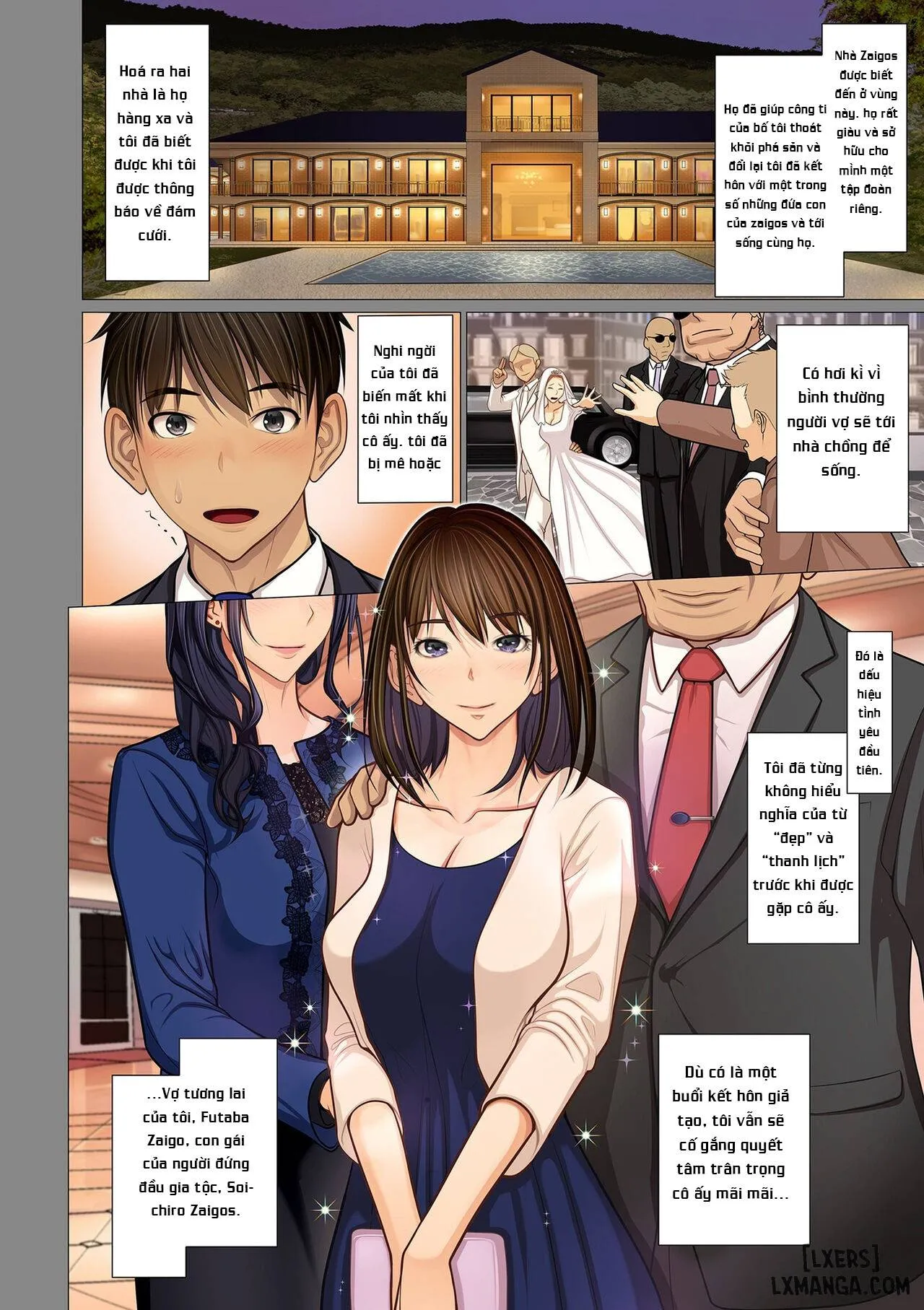 HentaiVN.net - Ảnh 8 - Tôi đã kết hôn trong một gia đình giàu có ~tất cả phụ nữ trong gia đình ngoại trừ vợ tôi là của tôi~ [Fugou Ichizoku no Muko ~Tsuma Igai Zenin Ore no Onna~ ; I married into a wealthy family ~All the women in the family except my wife are mine~] - Chapter 1